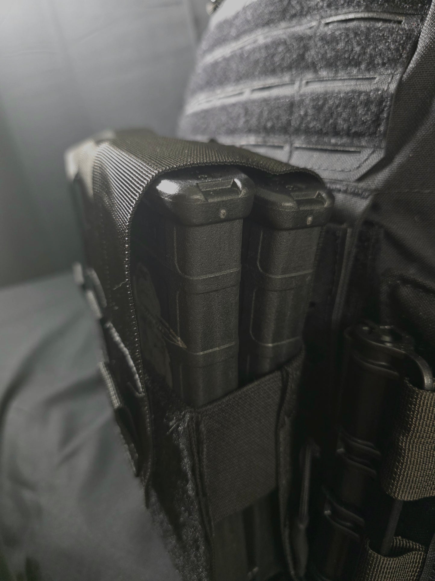 London Bridge Trading Triple M4 Magazine Pouch – Black MOLLE Tactical Gear