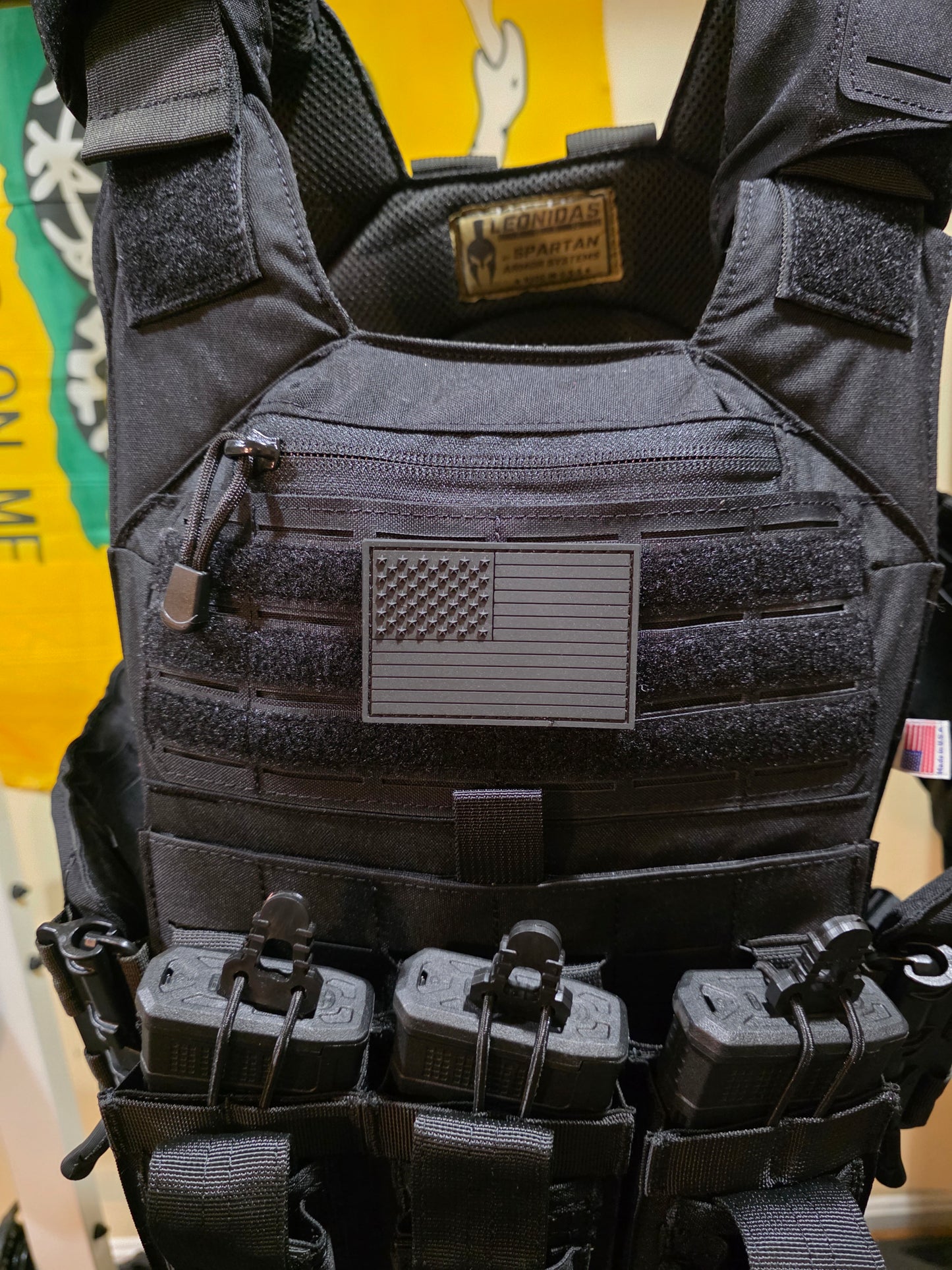 Blackout USA Flag Patch – “Raise the Black Flag” | Tactical Morale Patch | No Surrender American Flag