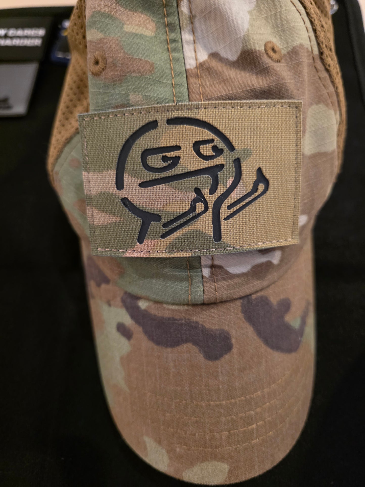 Meme Face Tactical Morale Patch – Camo Hook & Loop
