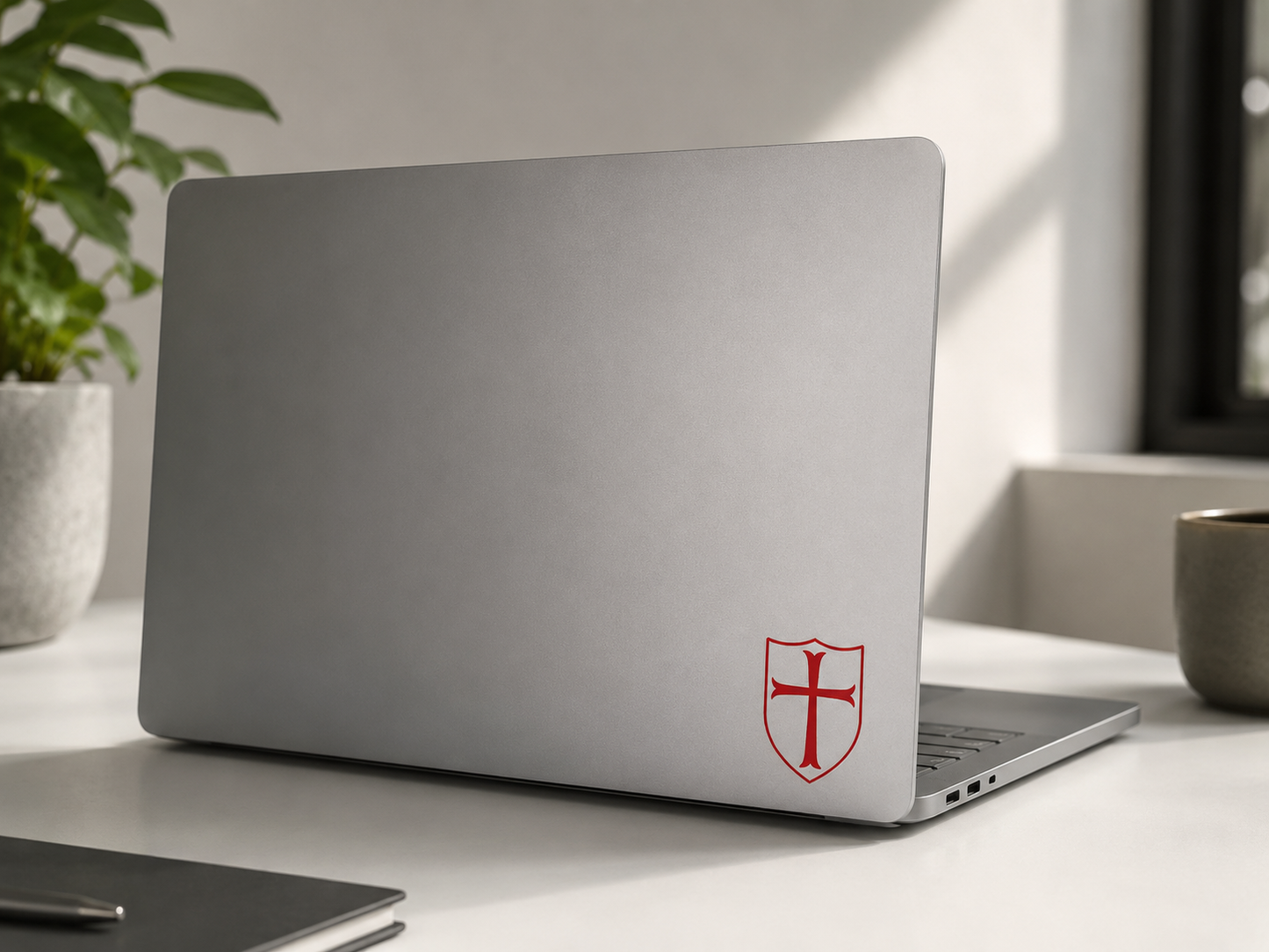 Knights Templar Cross Decal 2 Pack