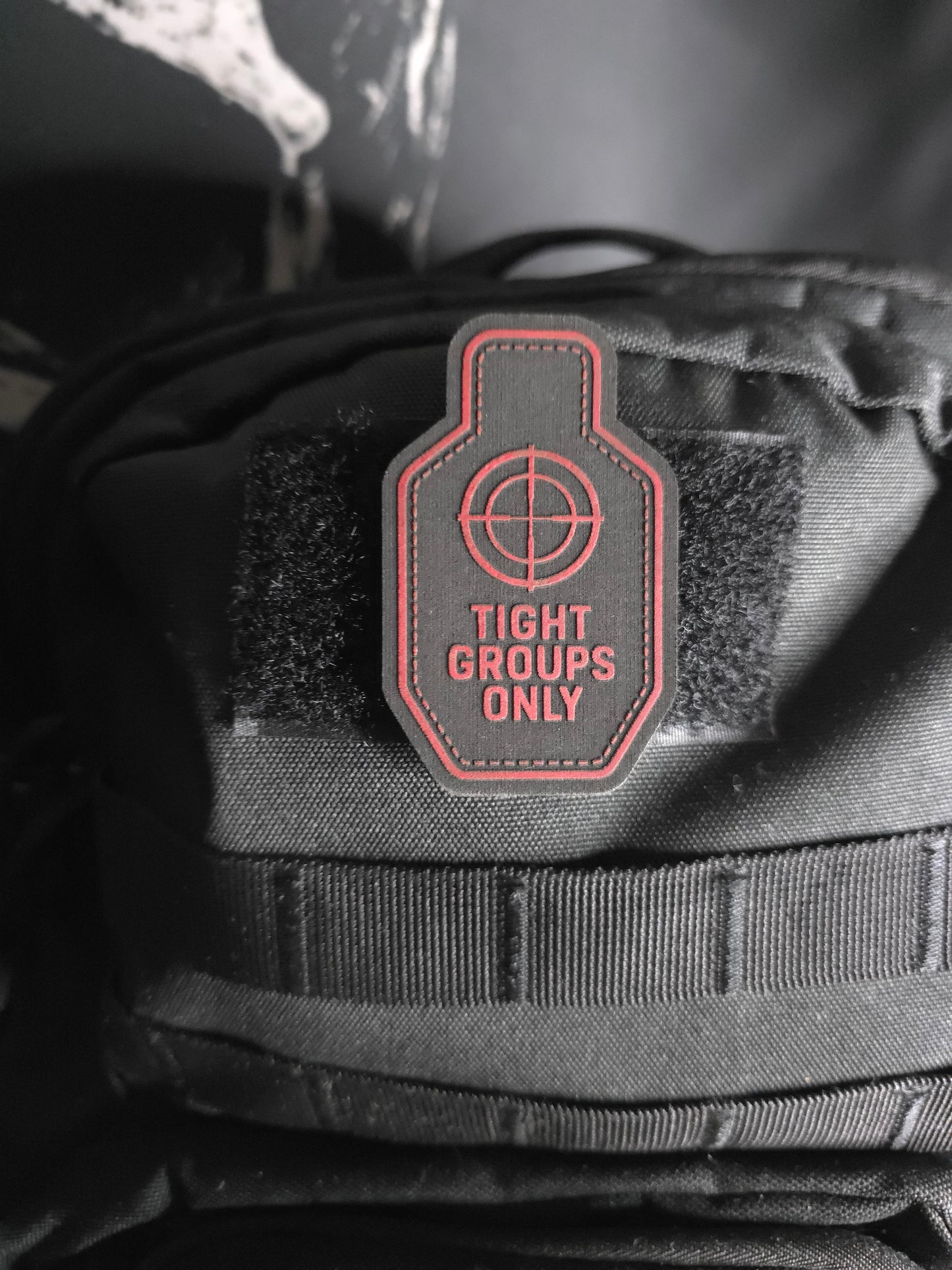 Tight Groups Only Tactical Morale Patch | Precision Shooter Patch | Range Bag, Plate Carrier, EDC Gear Patch | Hook & Loop