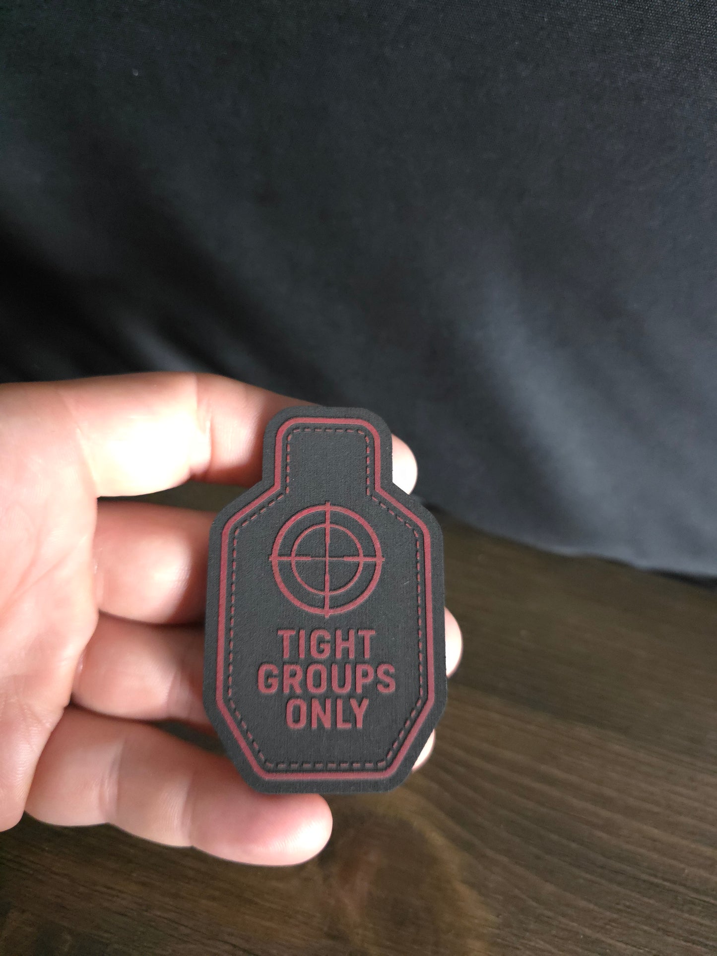 Tight Groups Only Tactical Morale Patch | Precision Shooter Patch | Range Bag, Plate Carrier, EDC Gear Patch | Hook & Loop