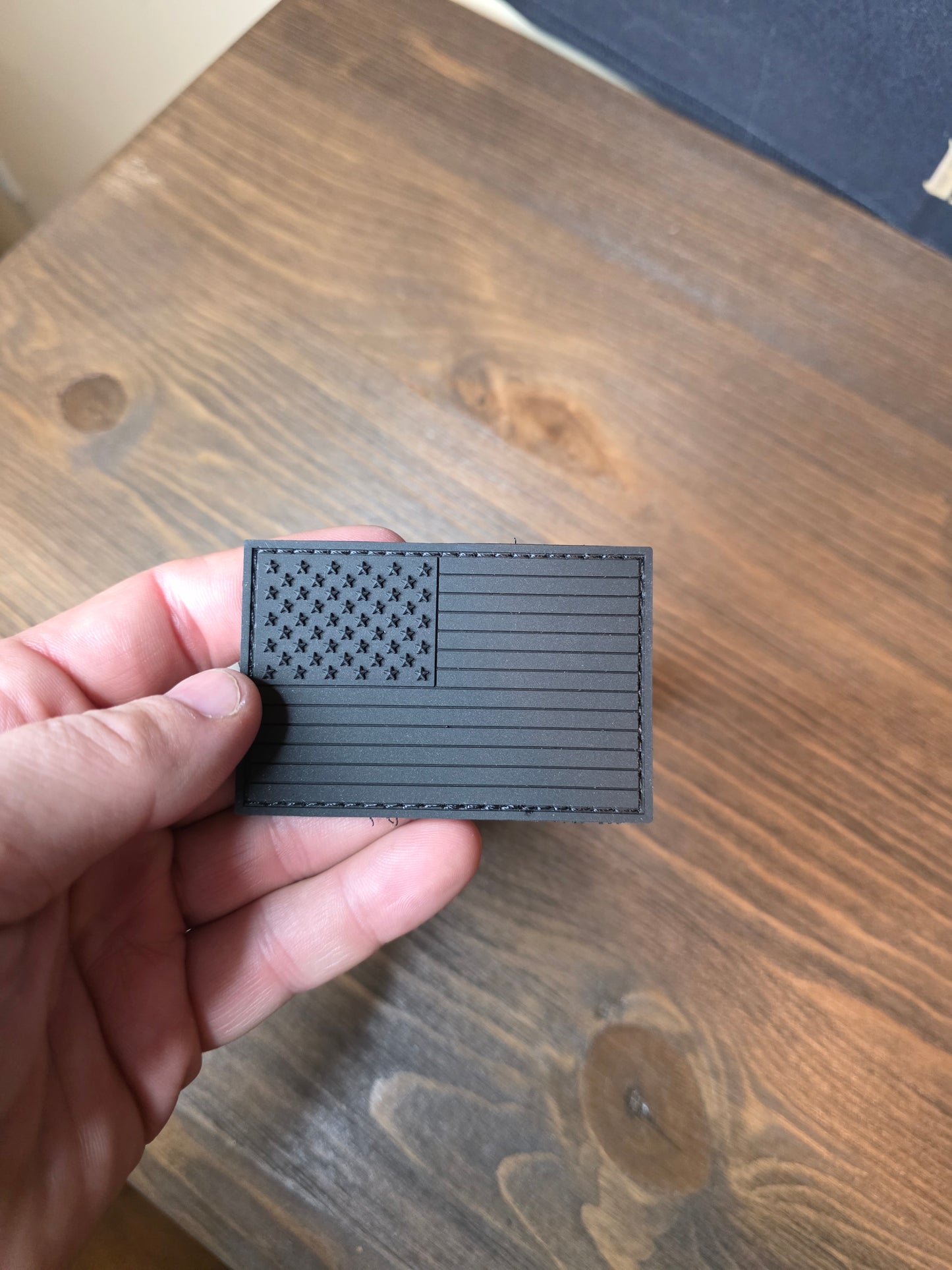 Blackout USA Flag Patch – “Raise the Black Flag” | Tactical Morale Patch | No Surrender American Flag