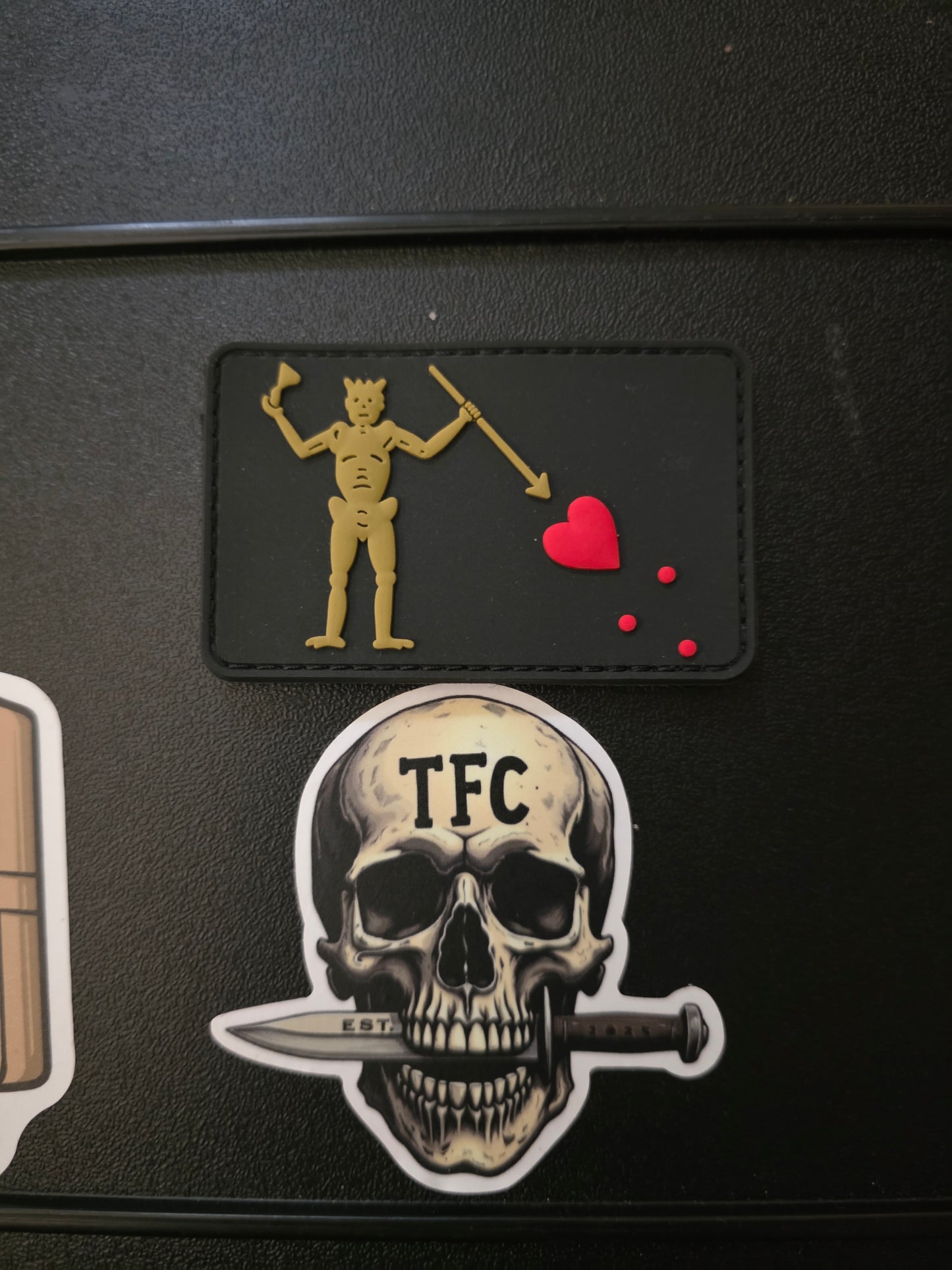 Blackbeard Pirate PVC Morale Patch – Tactical Gear & EDC Hook Patch - 3x2
