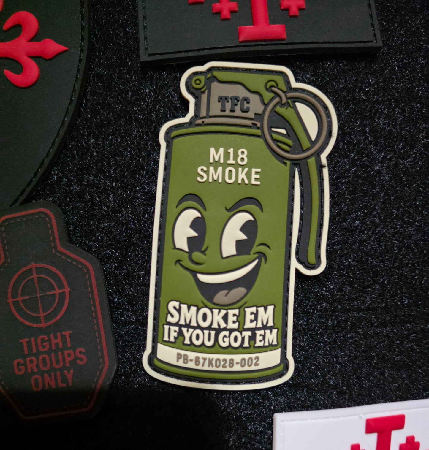 M18 Smoke Grenade PVC Morale Patch – Smoke ’Em If You Got ’Em