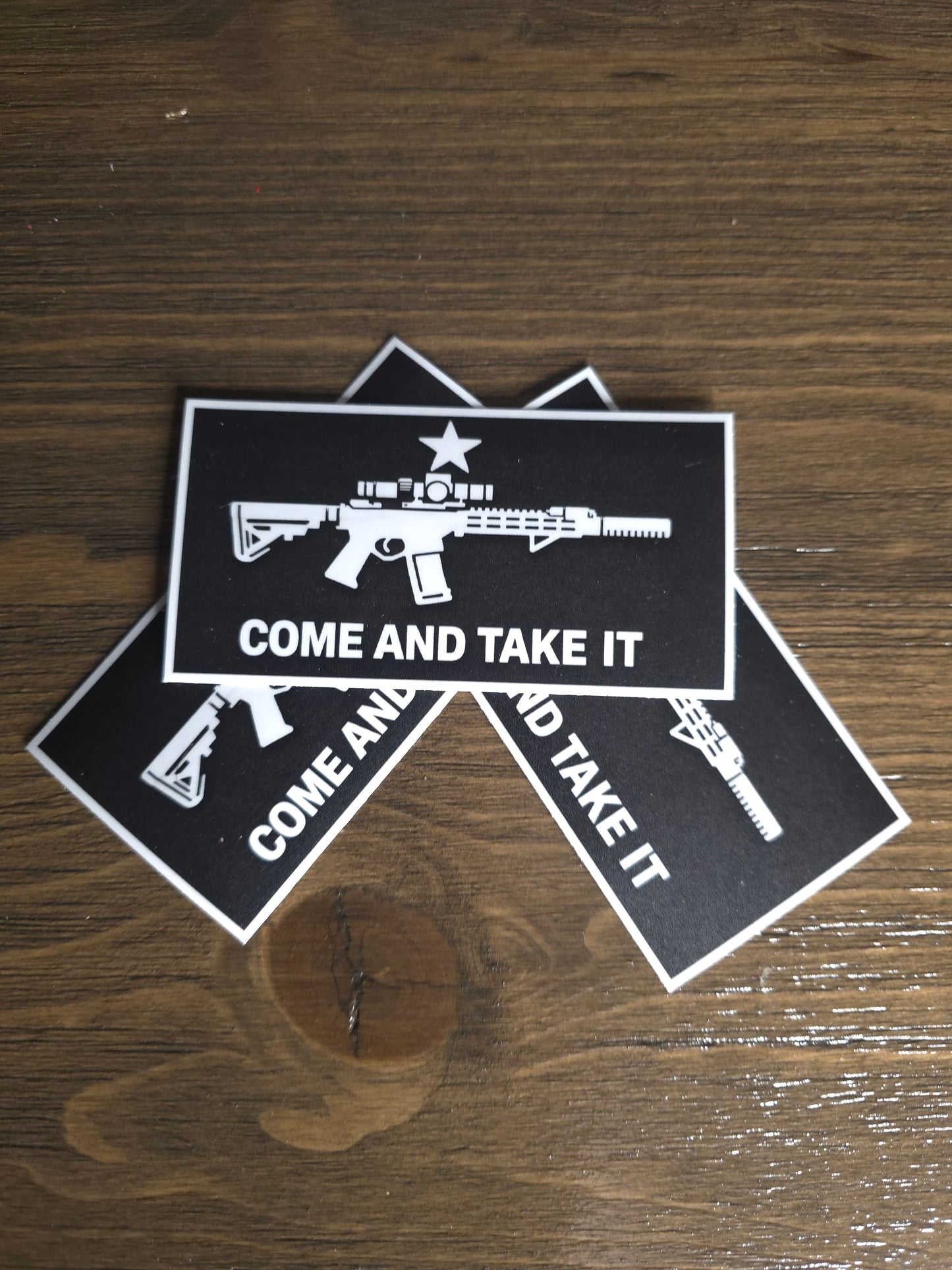 Come and Take It Sticker | 3x2 Tactical Rifle Decal | Premium Waterproof Vinyl | Gun Rights Morale Sticker | EDC, Truck, Laptop, Range Gear