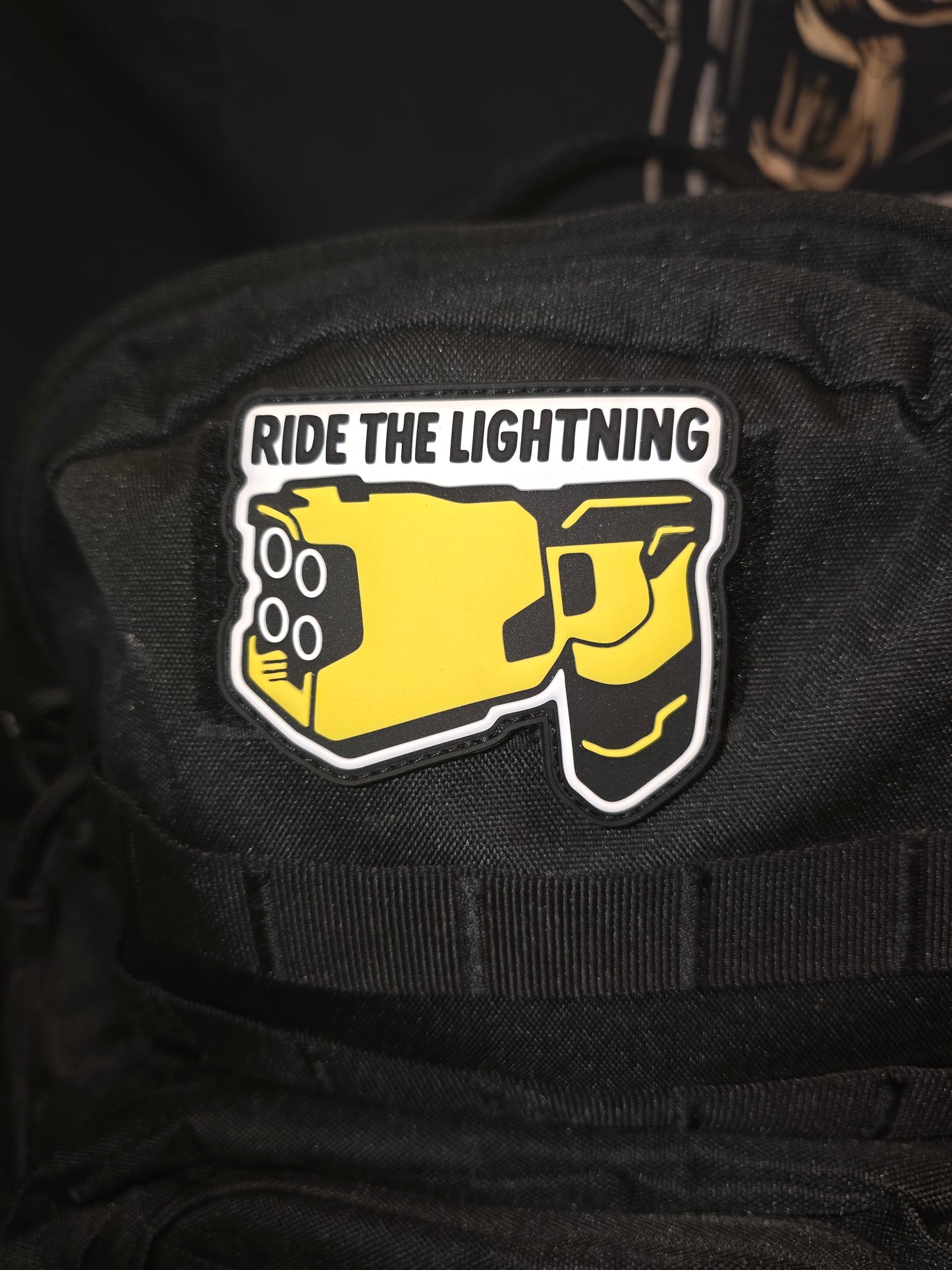 Ride the Lightning PVC Patch – Tactical Hook & Loop Morale Patch