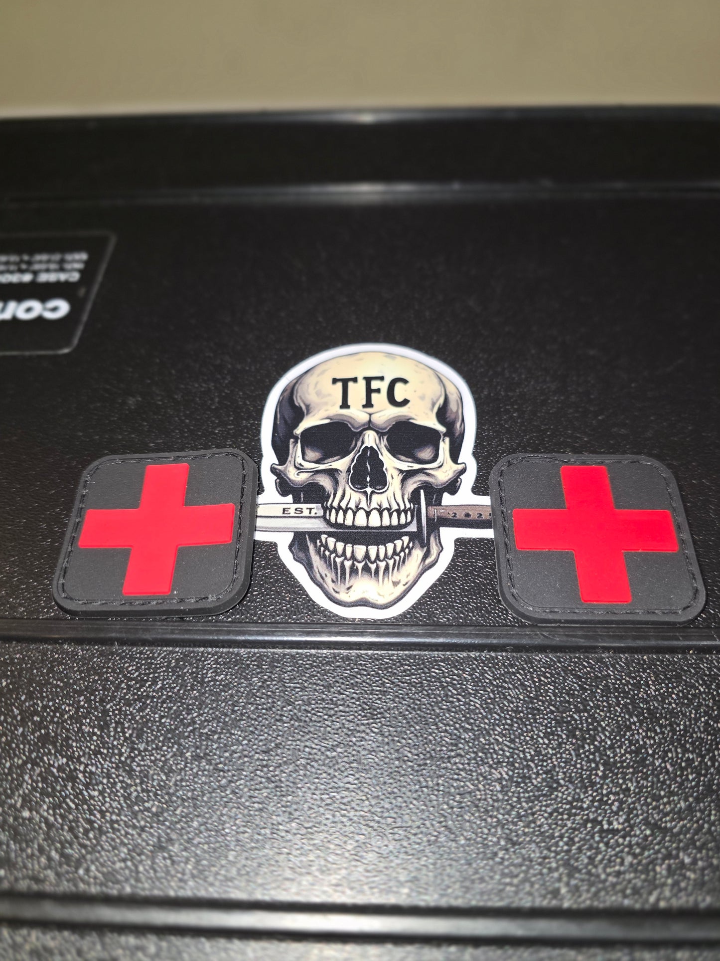 Tactical Red Cross Medical Patch – Hook & Loop Morale Patch for Backpacks, First Aid Kits, and Emergency Gear pack of 2