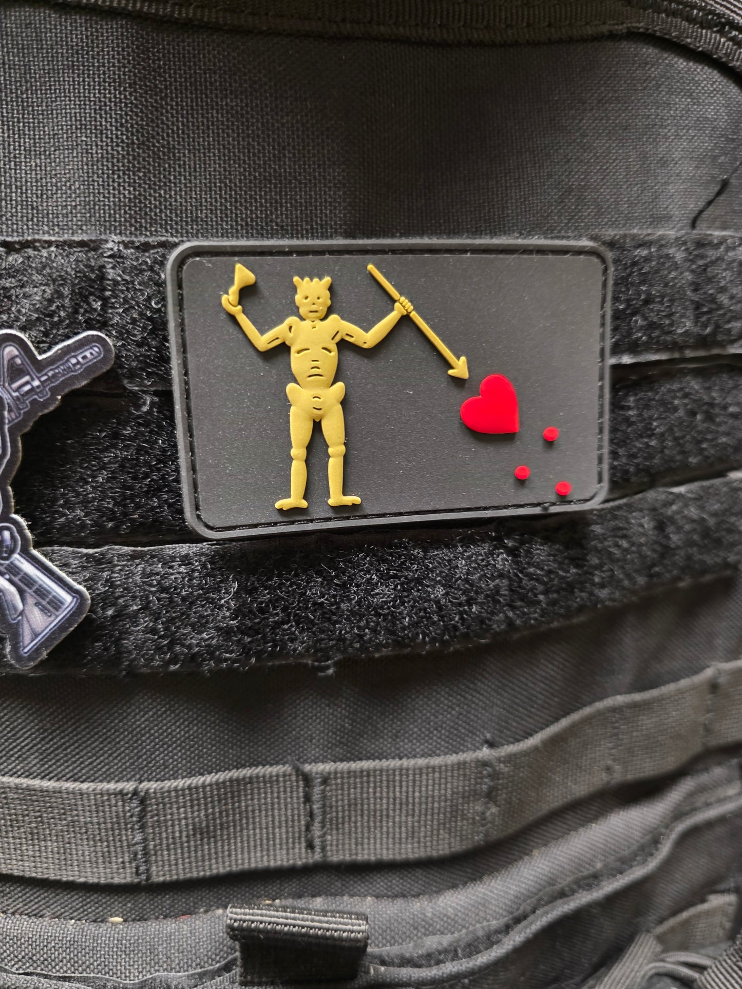 Blackbeard Pirate PVC Morale Patch – Tactical Gear & EDC Hook Patch - 3x2