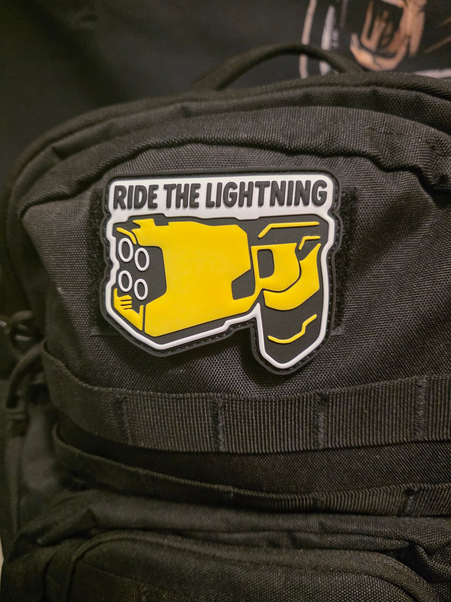 Ride the Lightning PVC Patch – Tactical Hook & Loop Morale Patch