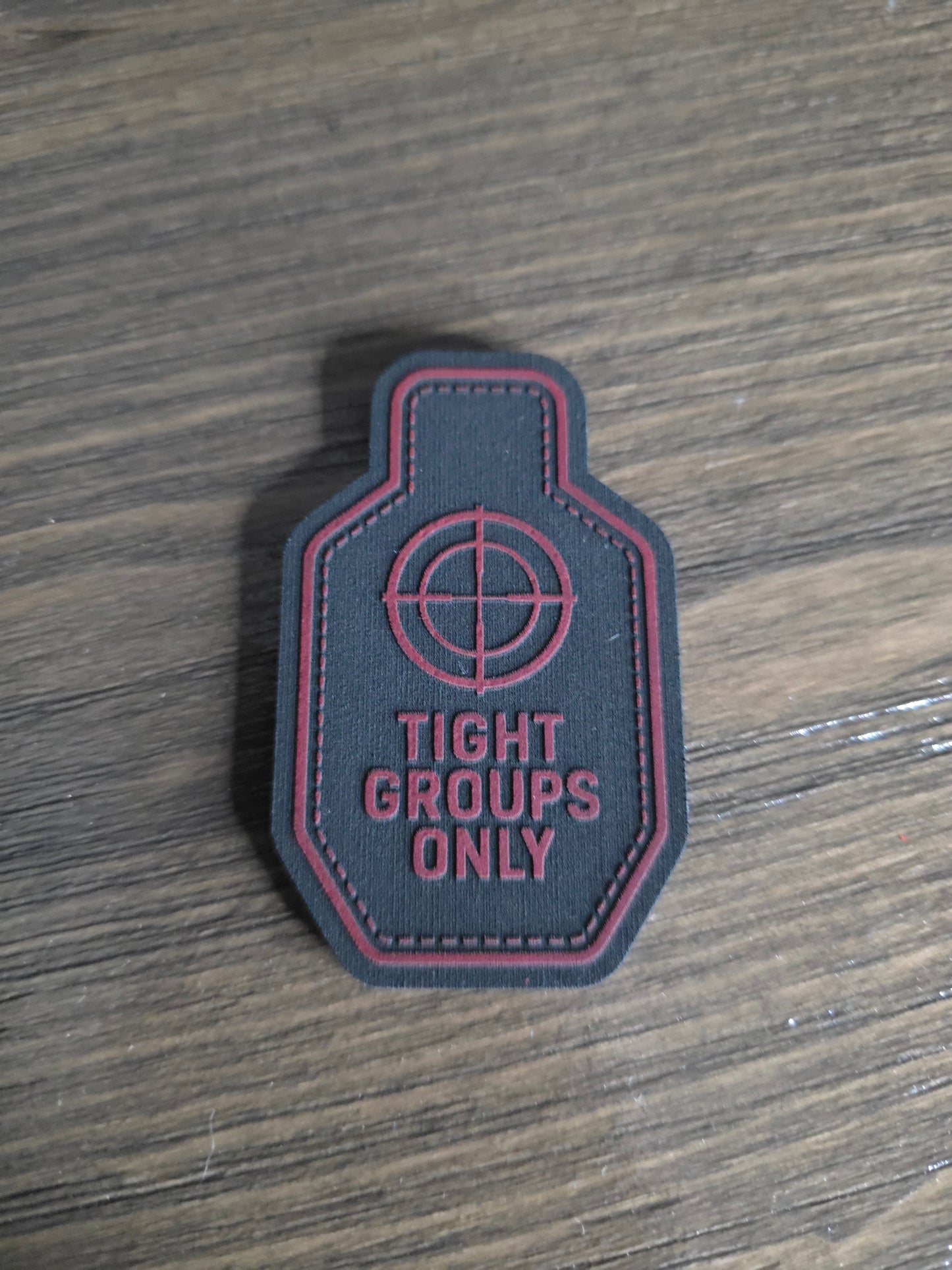 Tight Groups Only Tactical Morale Patch | Precision Shooter Patch | Range Bag, Plate Carrier, EDC Gear Patch | Hook & Loop