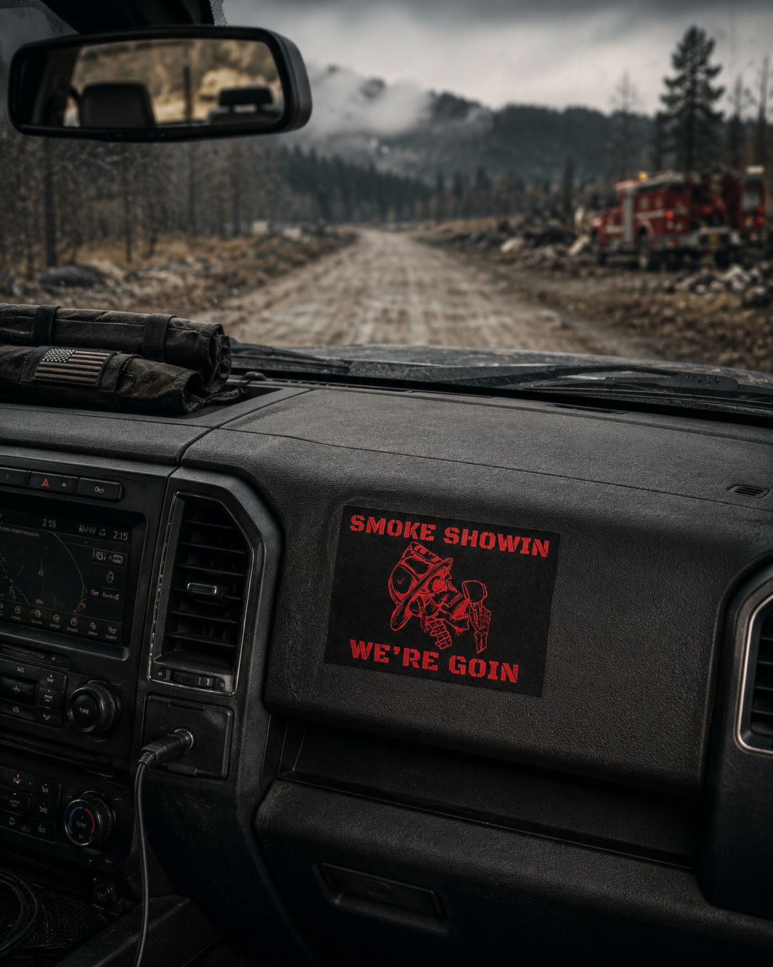 Firefighter Sticker - Smoke Showin We're Goin Decal Packs