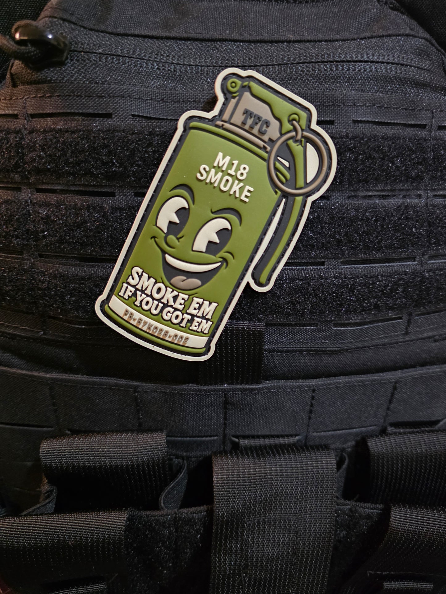 M18 Smoke Grenade PVC Morale Patch – Smoke ’Em If You Got ’Em