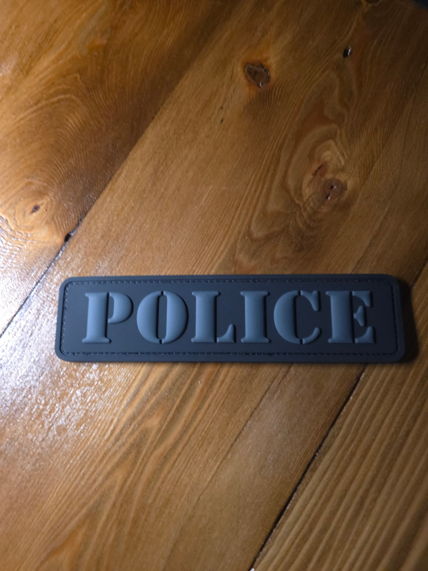 POLICE Tactical PVC Patch – 3D Rubber Hook & Loop Patch for Plate Carriers, Vests & Gear