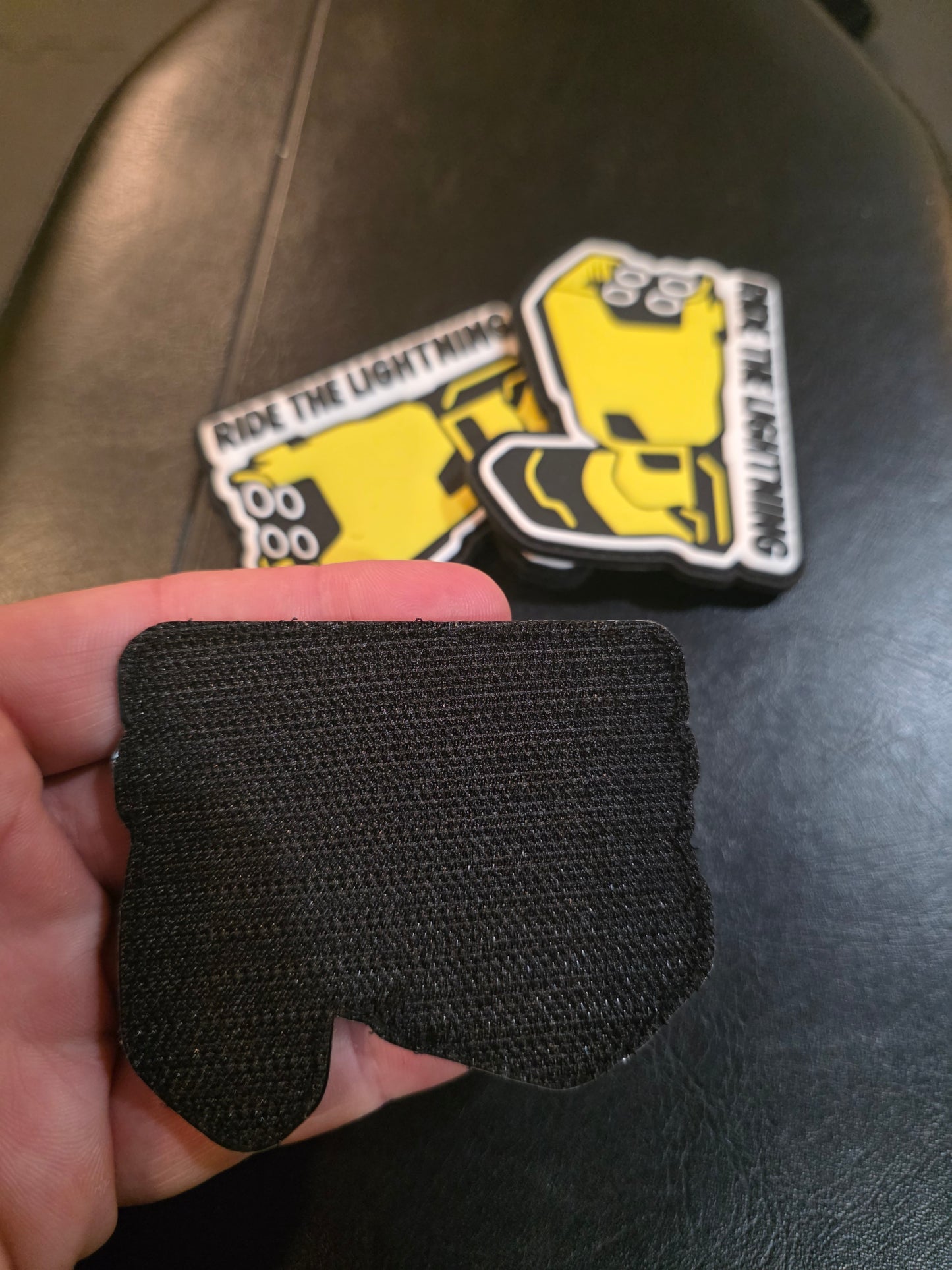 Ride the Lightning PVC Patch – Tactical Hook & Loop Morale Patch