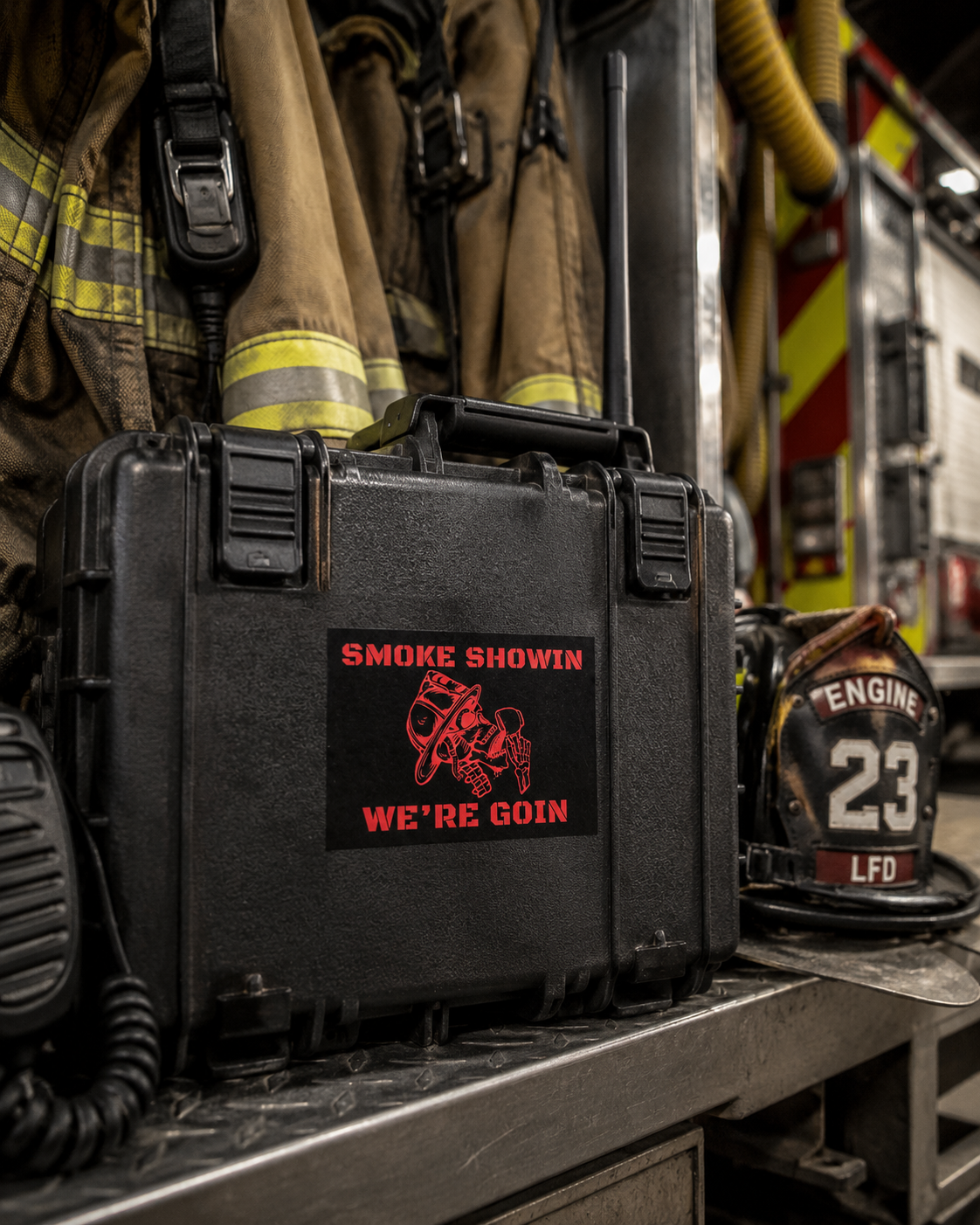 Firefighter Sticker - Smoke Showin We're Goin Decal Packs