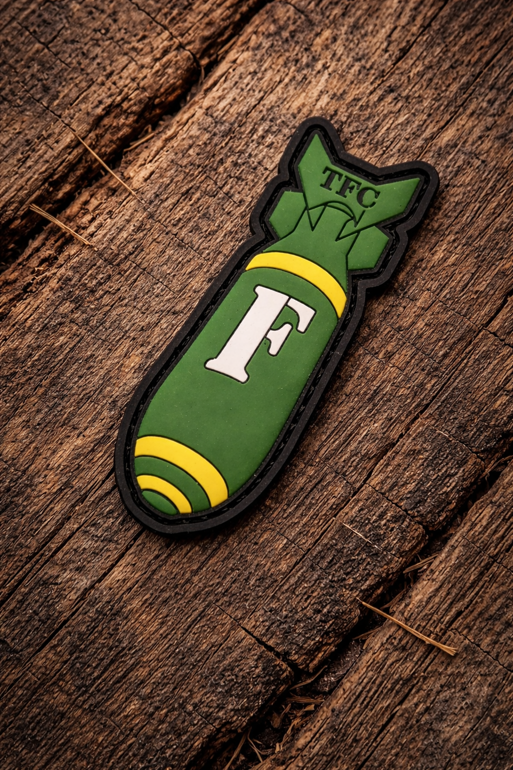 F Bomb Tactical PVC Patch | Funny Morale Patch for Backpacks, Range Bags, Jackets and Patch Walls
