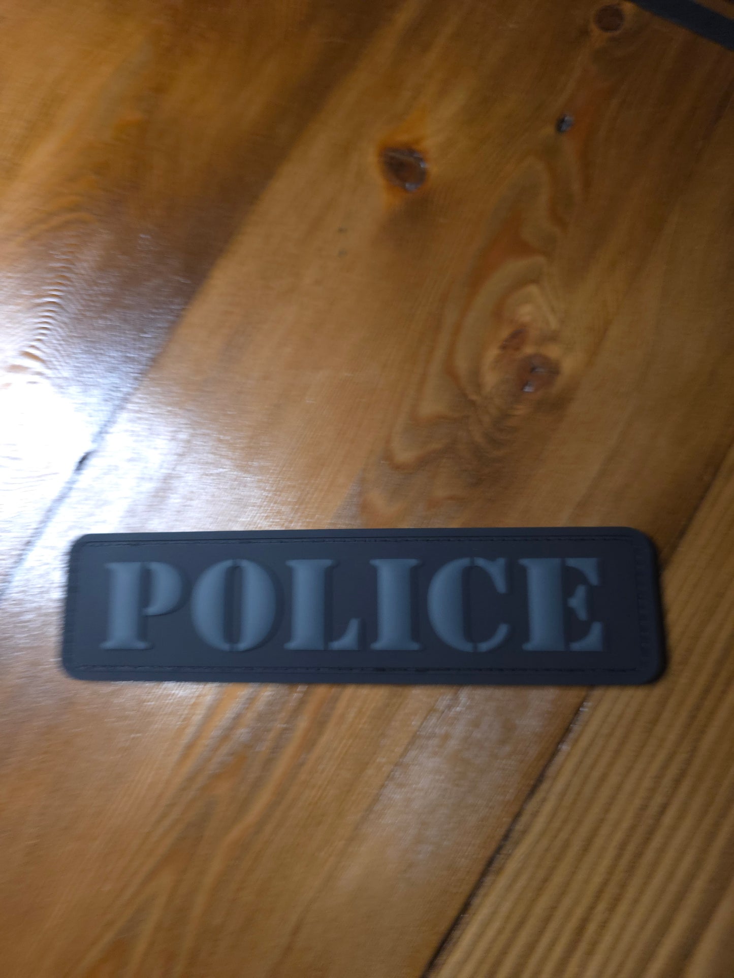 POLICE Tactical PVC Patch – 3D Rubber Hook & Loop Patch for Plate Carriers, Vests & Gear