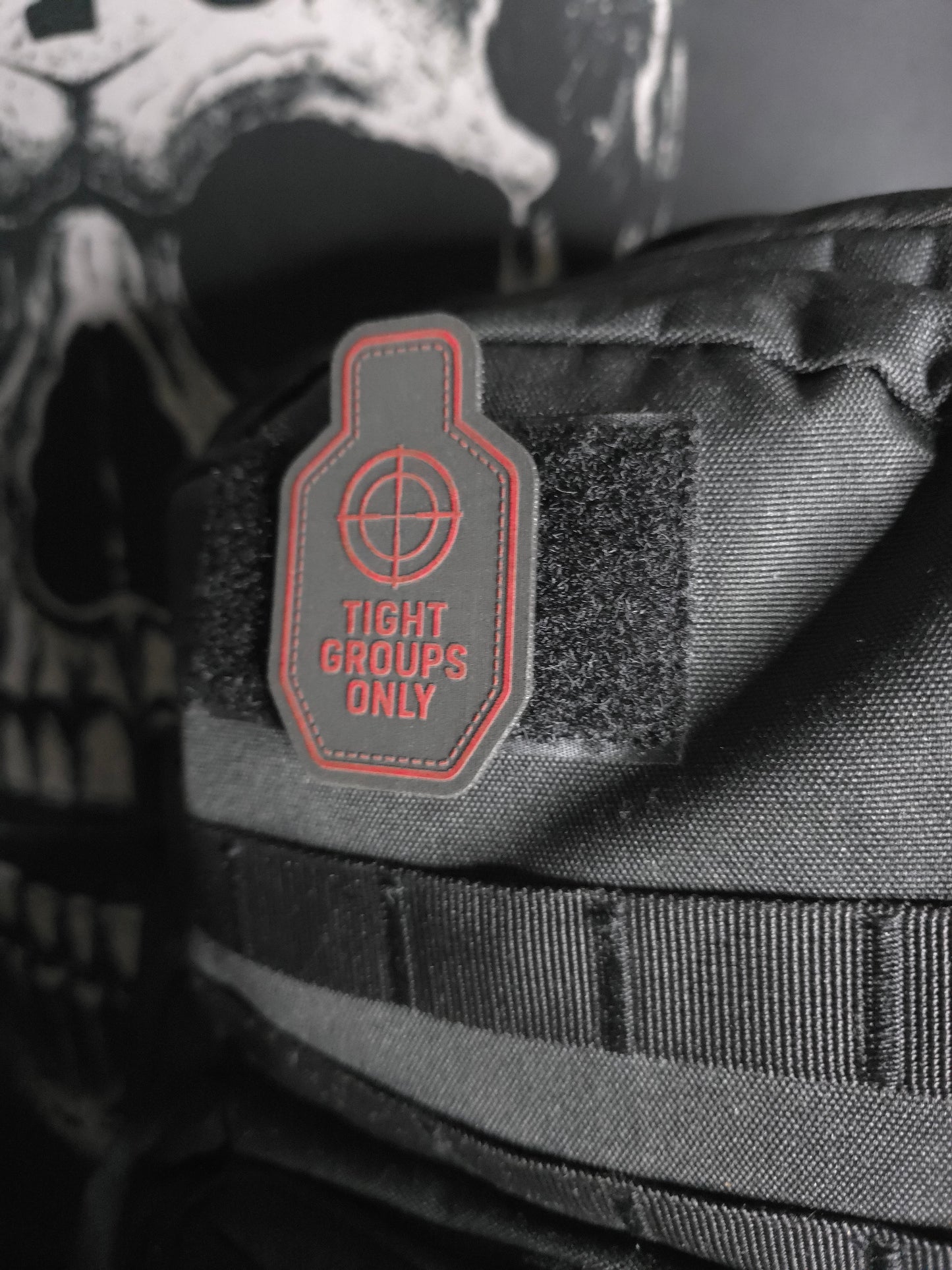 Tight Groups Only Tactical Morale Patch | Precision Shooter Patch | Range Bag, Plate Carrier, EDC Gear Patch | Hook & Loop