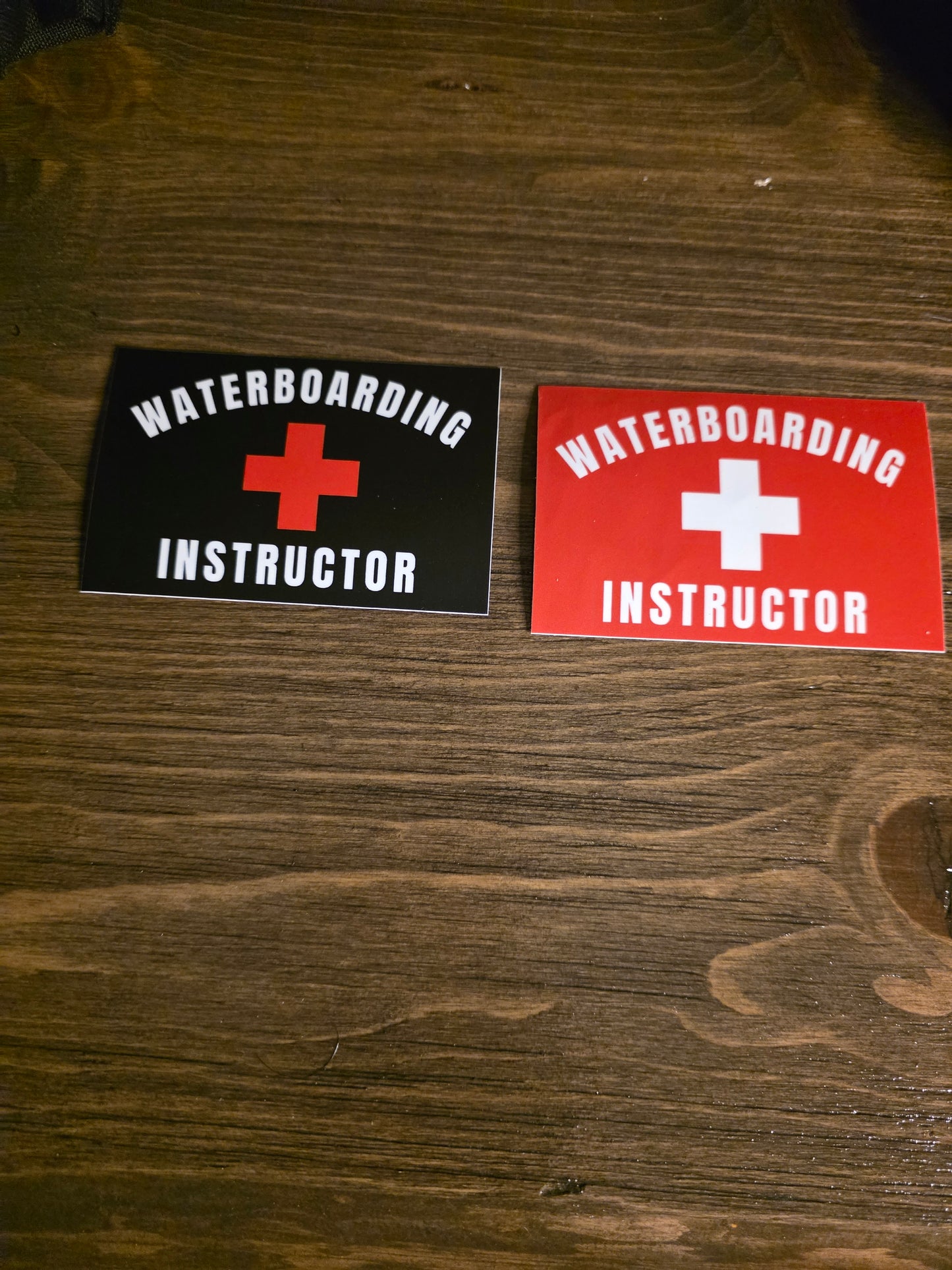 Waterboarding Instructor Sticker – Funny Military Humor Decal | Dark Humor Vinyl Sticker for Toolboxes, Gear Cases & Laptops | Tactical Gift