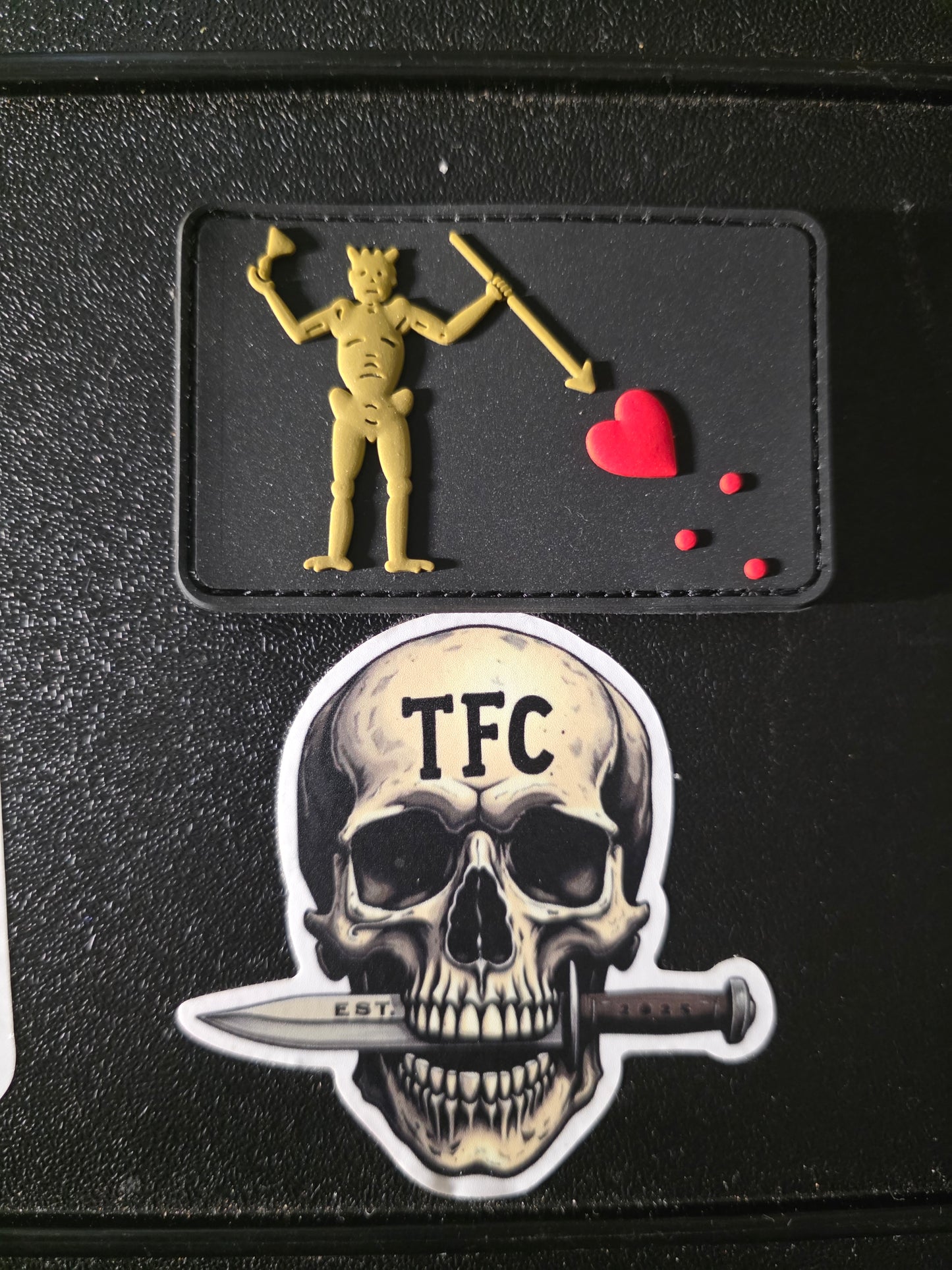 Blackbeard Pirate PVC Morale Patch – Tactical Gear & EDC Hook Patch - 3x2