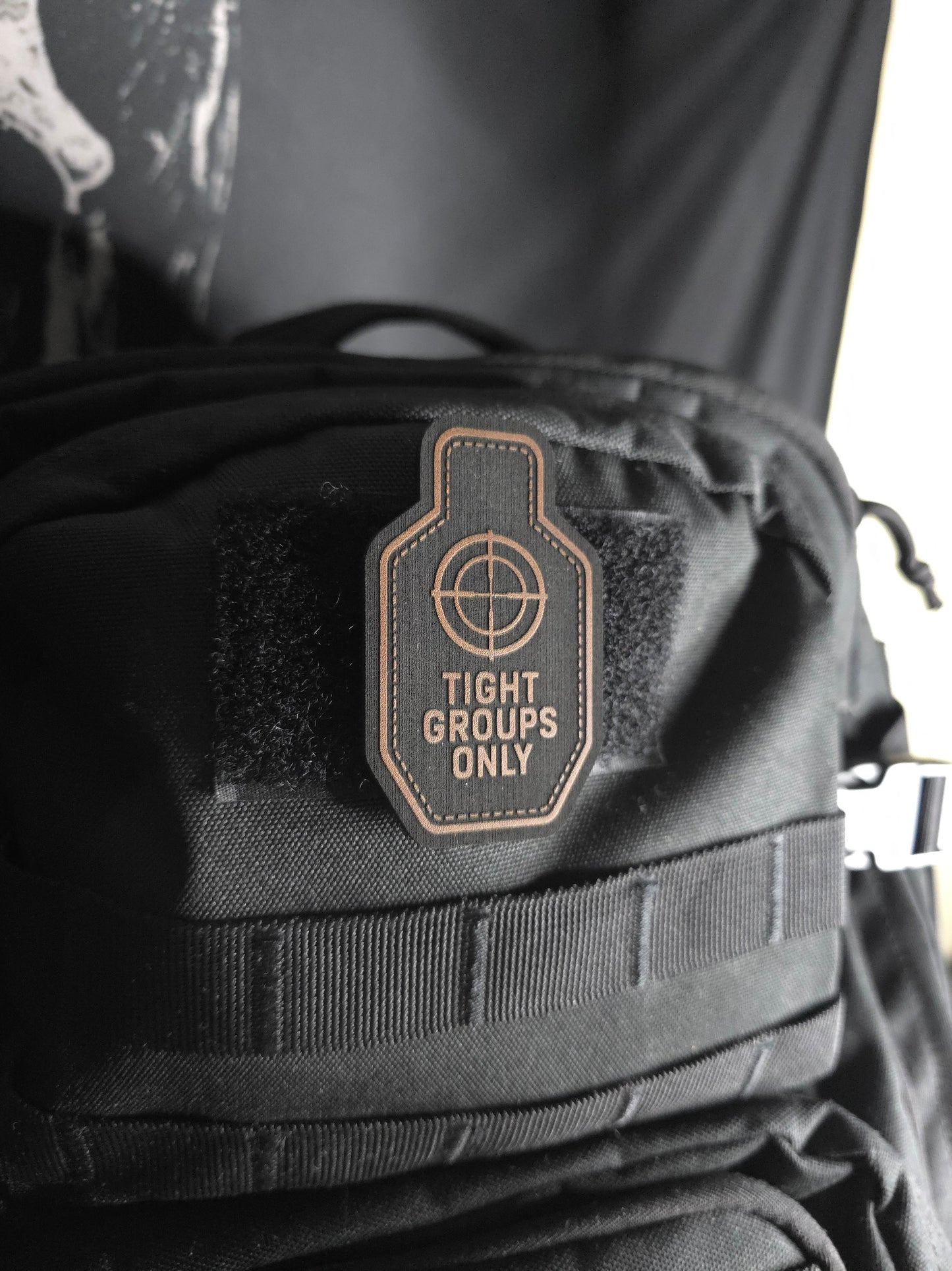 Tight Groups Only Tactical Morale Patch | Precision Shooter Patch | Range Bag, Plate Carrier, EDC Gear Patch | Hook & Loop
