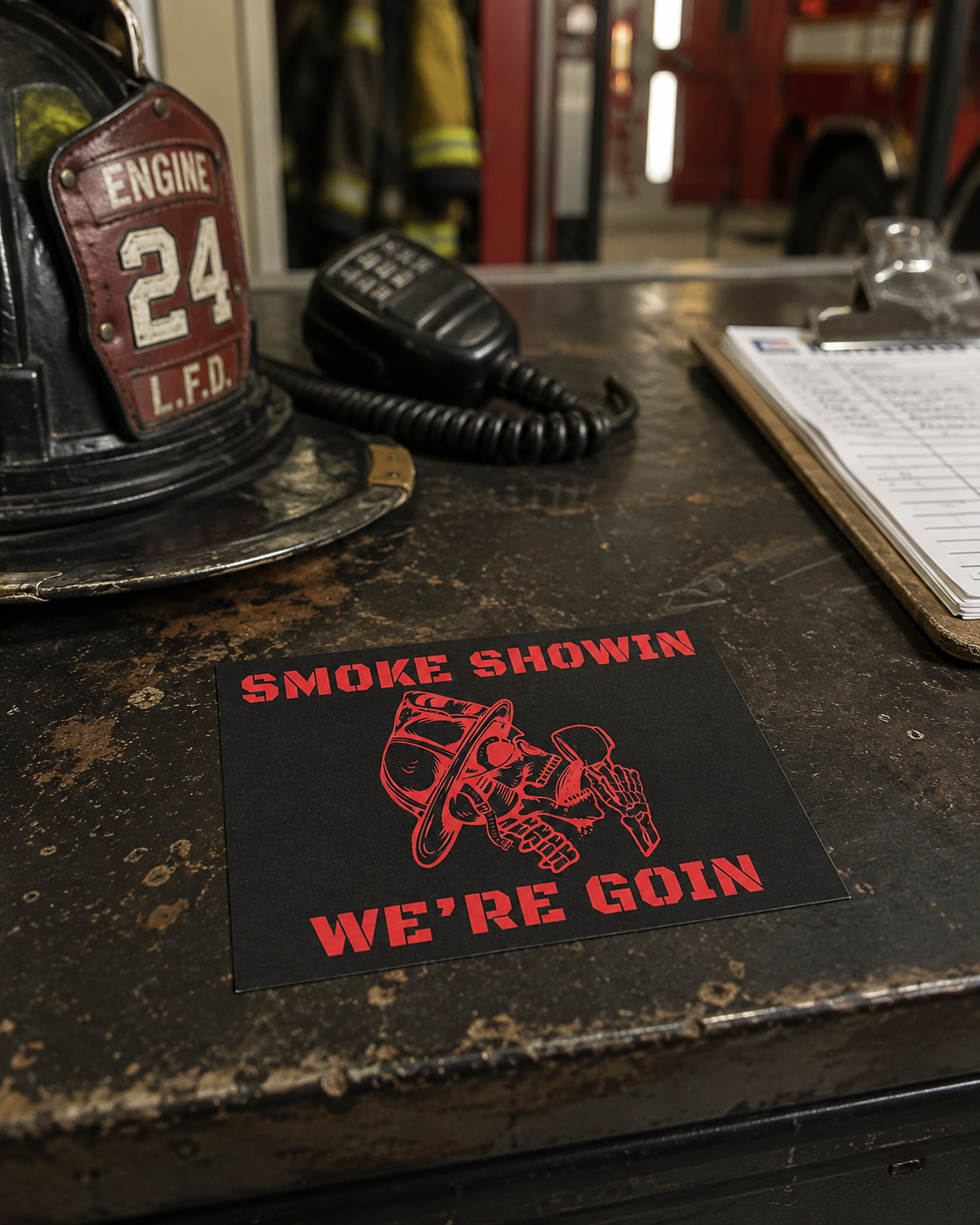 Firefighter Sticker - Smoke Showin We're Goin Decal Packs