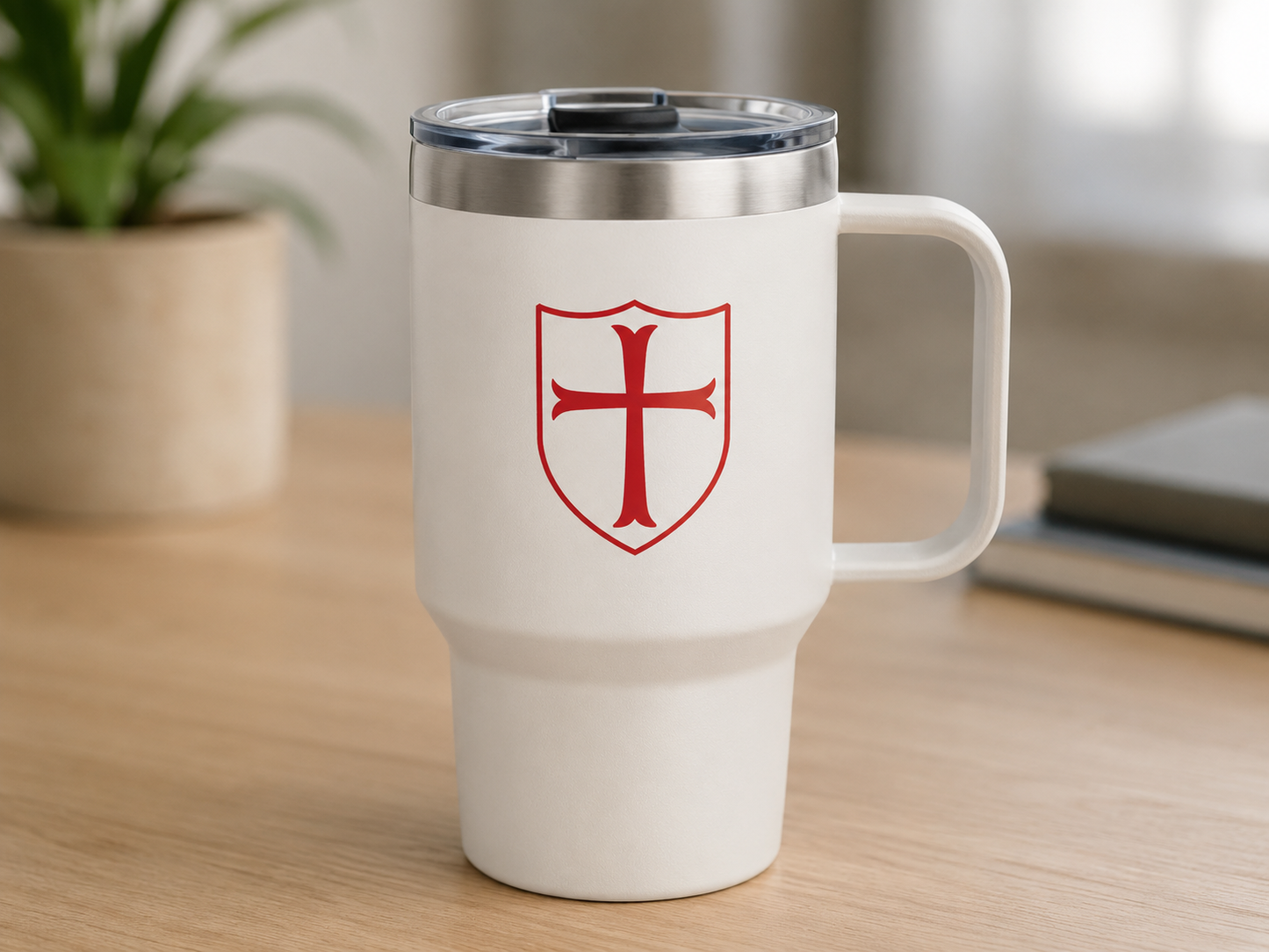 Knights Templar Cross Decal 2 Pack