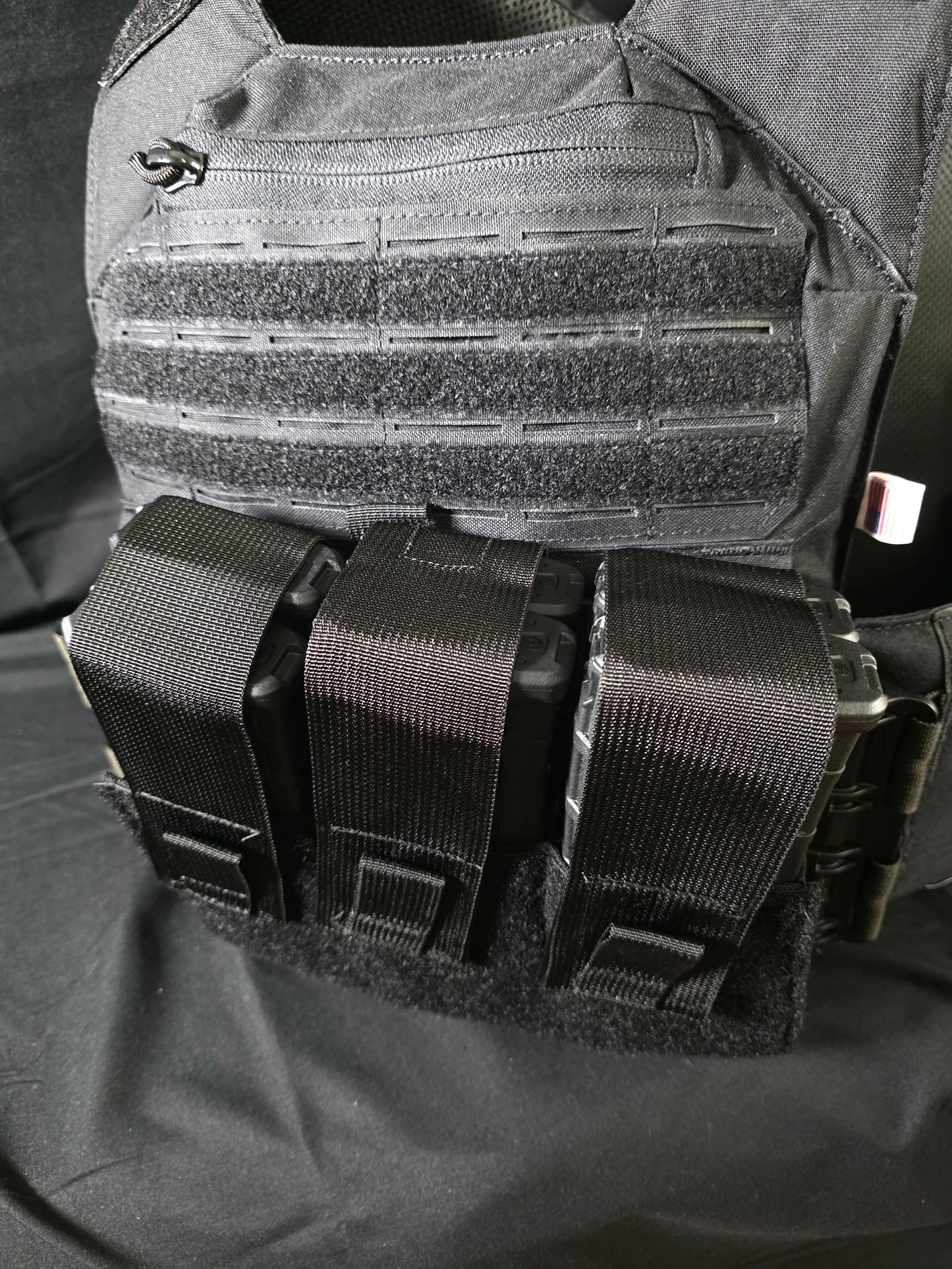 London Bridge Trading Triple M4 Magazine Pouch – Black MOLLE Tactical Gear