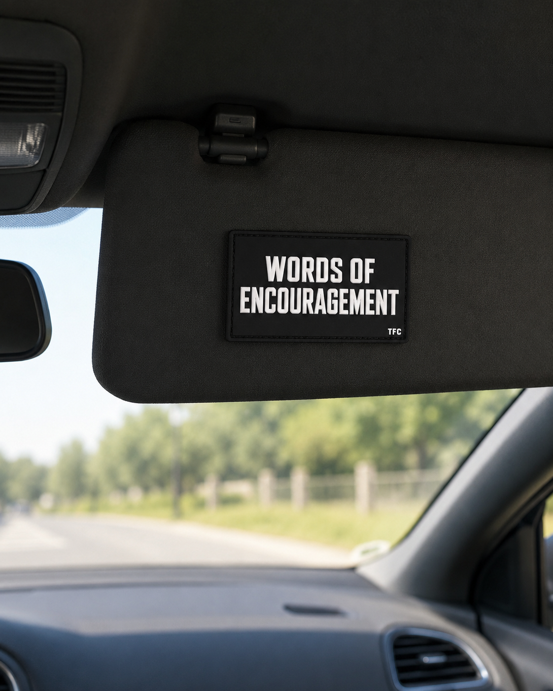Words of Encouragement 3x2 PVC Morale Patch
