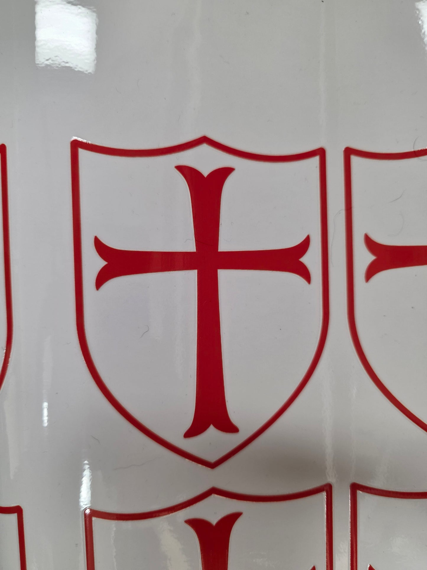 Knights Templar Cross Decal 2 Pack