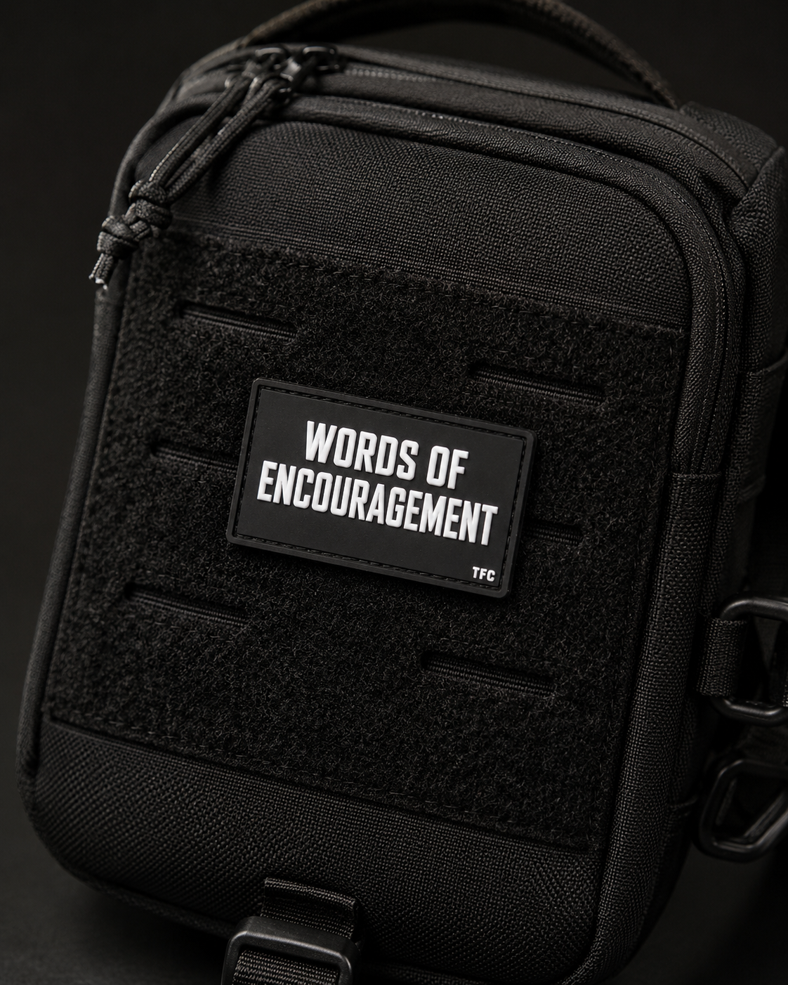 Words of Encouragement 3x2 PVC Morale Patch