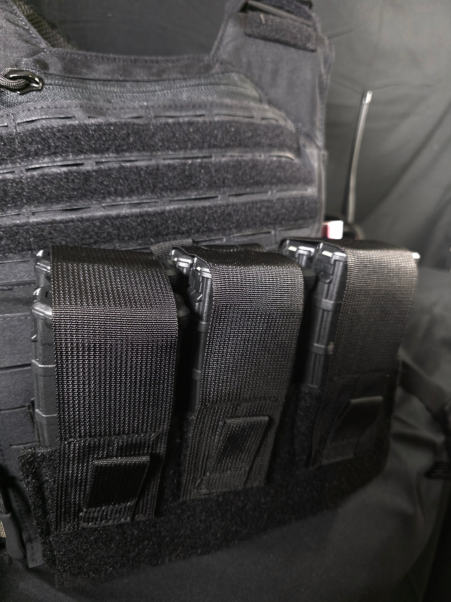 London Bridge Trading Triple M4 Magazine Pouch – Black MOLLE Tactical Gear
