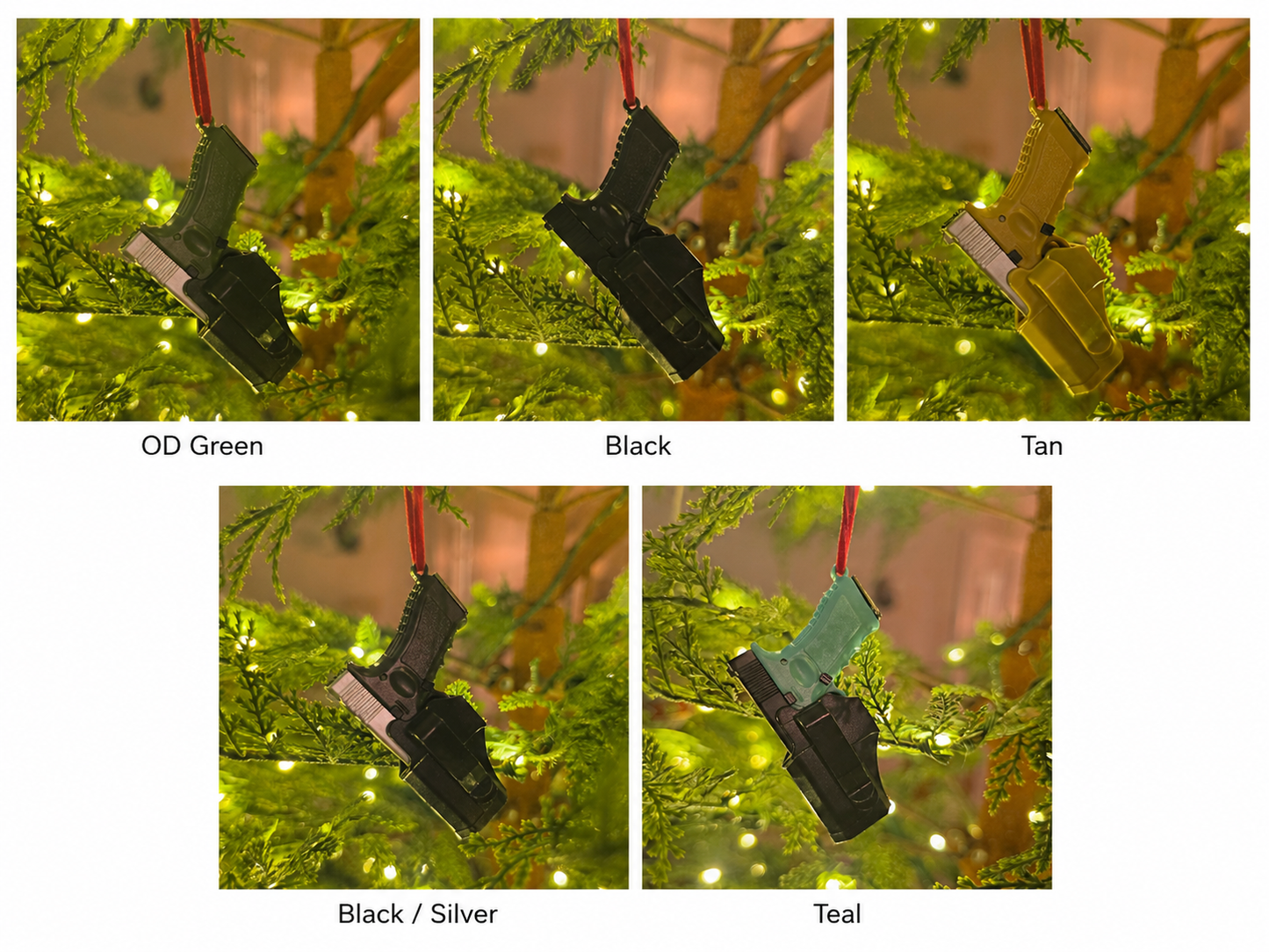 Mini Glock 17 Ornaments