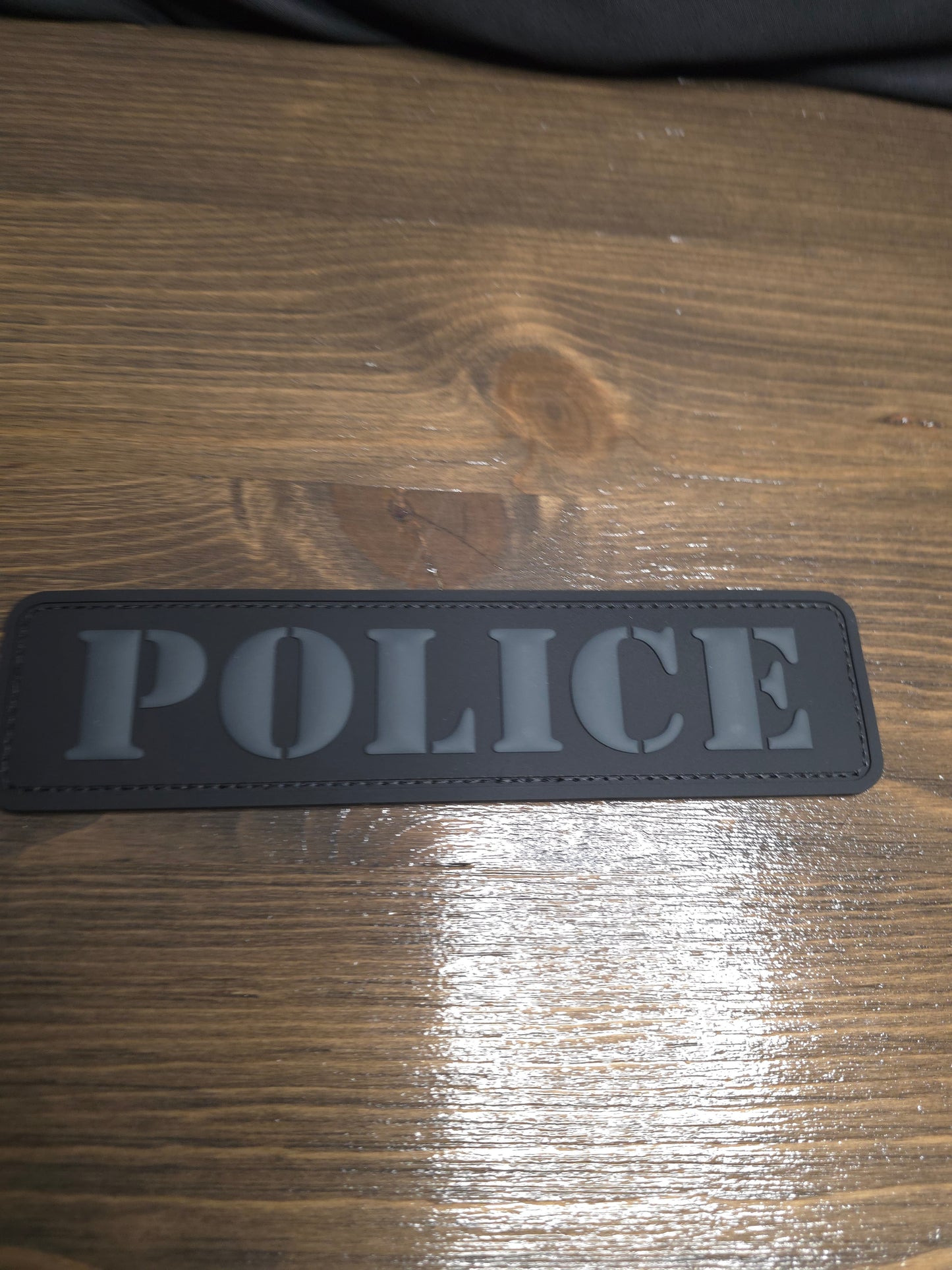 POLICE Tactical PVC Patch – 3D Rubber Hook & Loop Patch for Plate Carriers, Vests & Gear
