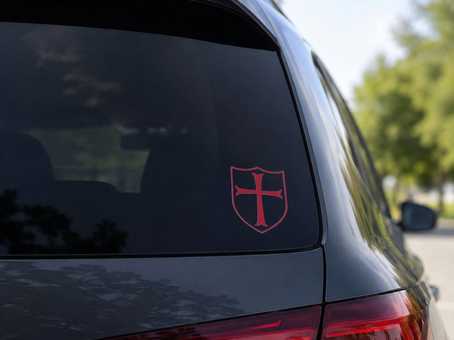 Knights Templar Cross Decal 2 Pack