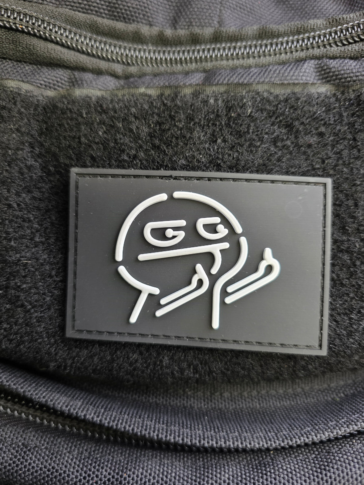 Meme Face Tactical Morale Patch – Camo Hook & Loop