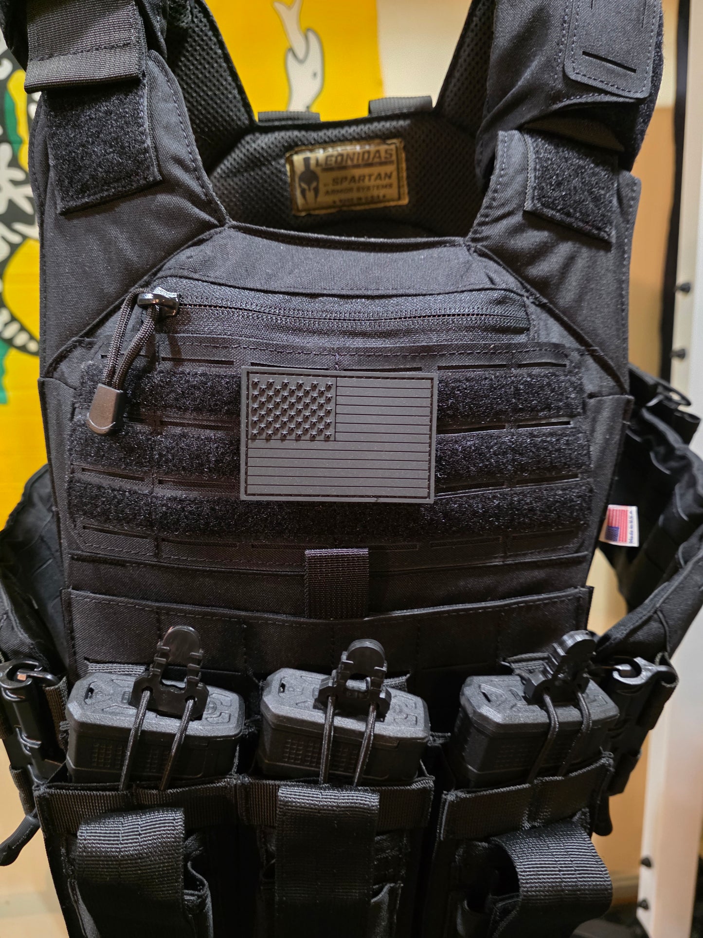 Blackout USA Flag Patch – “Raise the Black Flag” | Tactical Morale Patch | No Surrender American Flag