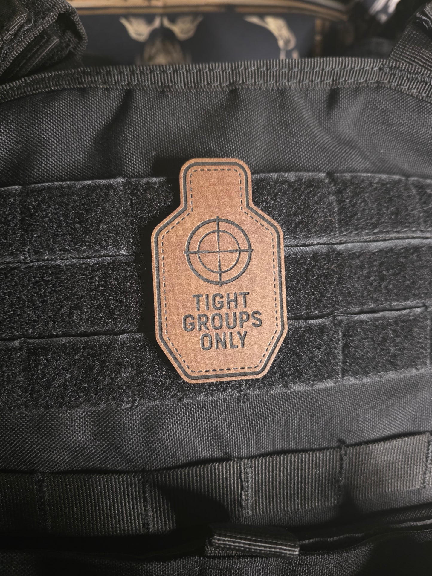 Tight Groups Only Tactical Morale Patch | Precision Shooter Patch | Range Bag, Plate Carrier, EDC Gear Patch | Hook & Loop