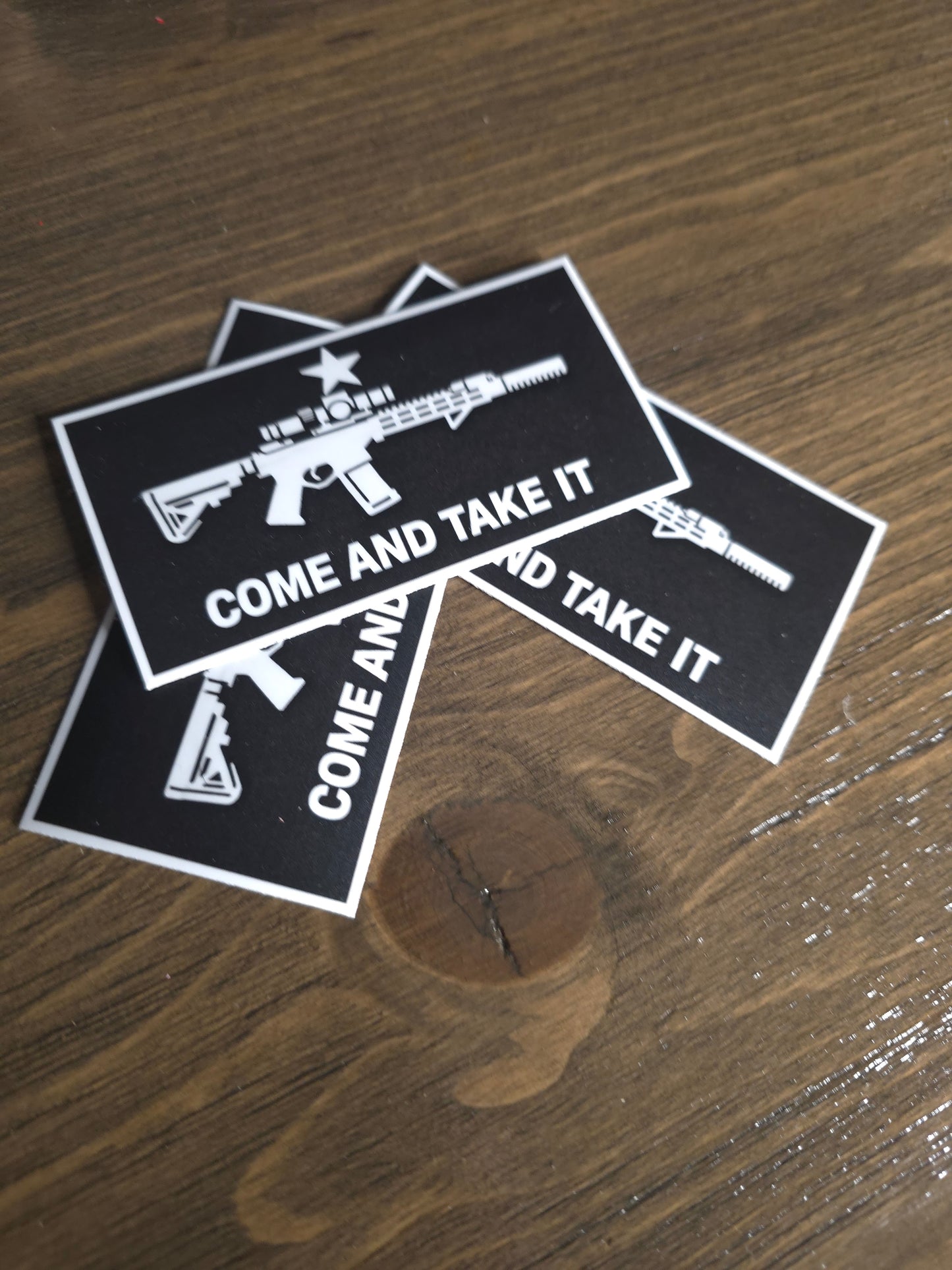 Come and Take It Sticker | 3x2 Tactical Rifle Decal | Premium Waterproof Vinyl | Gun Rights Morale Sticker | EDC, Truck, Laptop, Range Gear