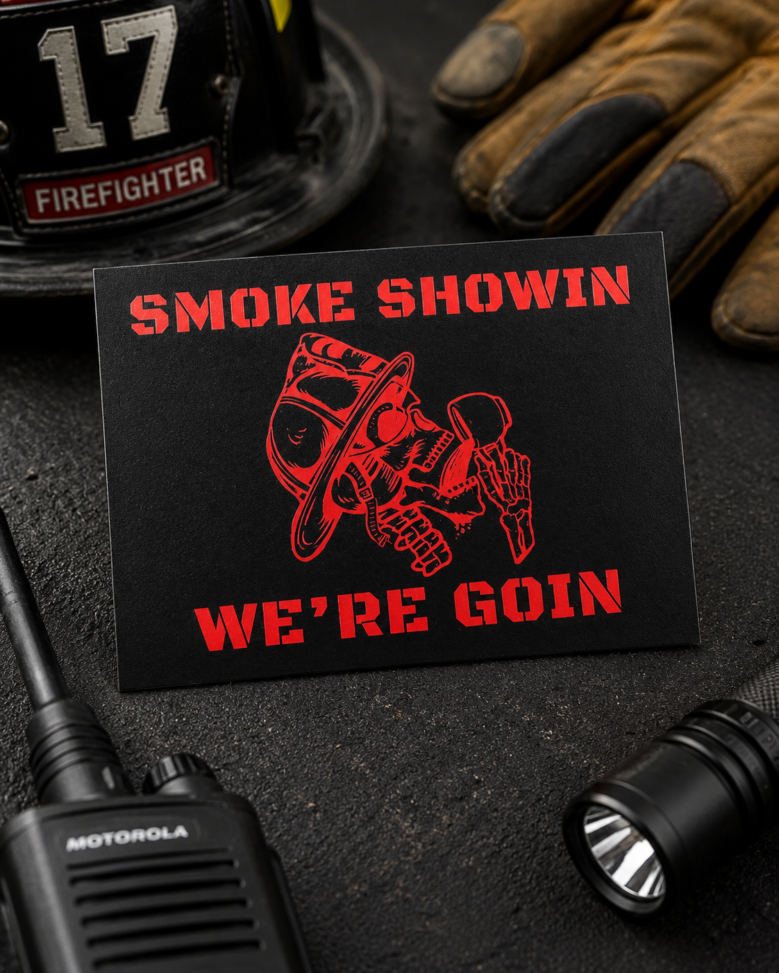 Firefighter Sticker - Smoke Showin We're Goin Decal Packs