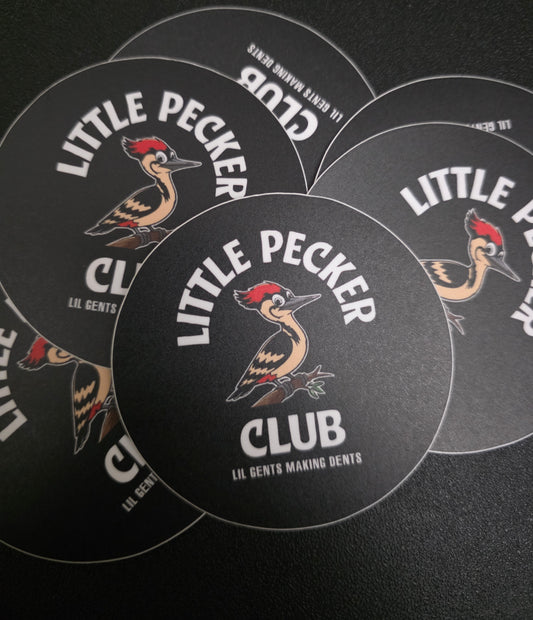 Little Pecker Club Tactical Sticker – Military & LE Humor Decal | “Lil Gents Making Dents” Badge for Helmets, Kits, and Cases!