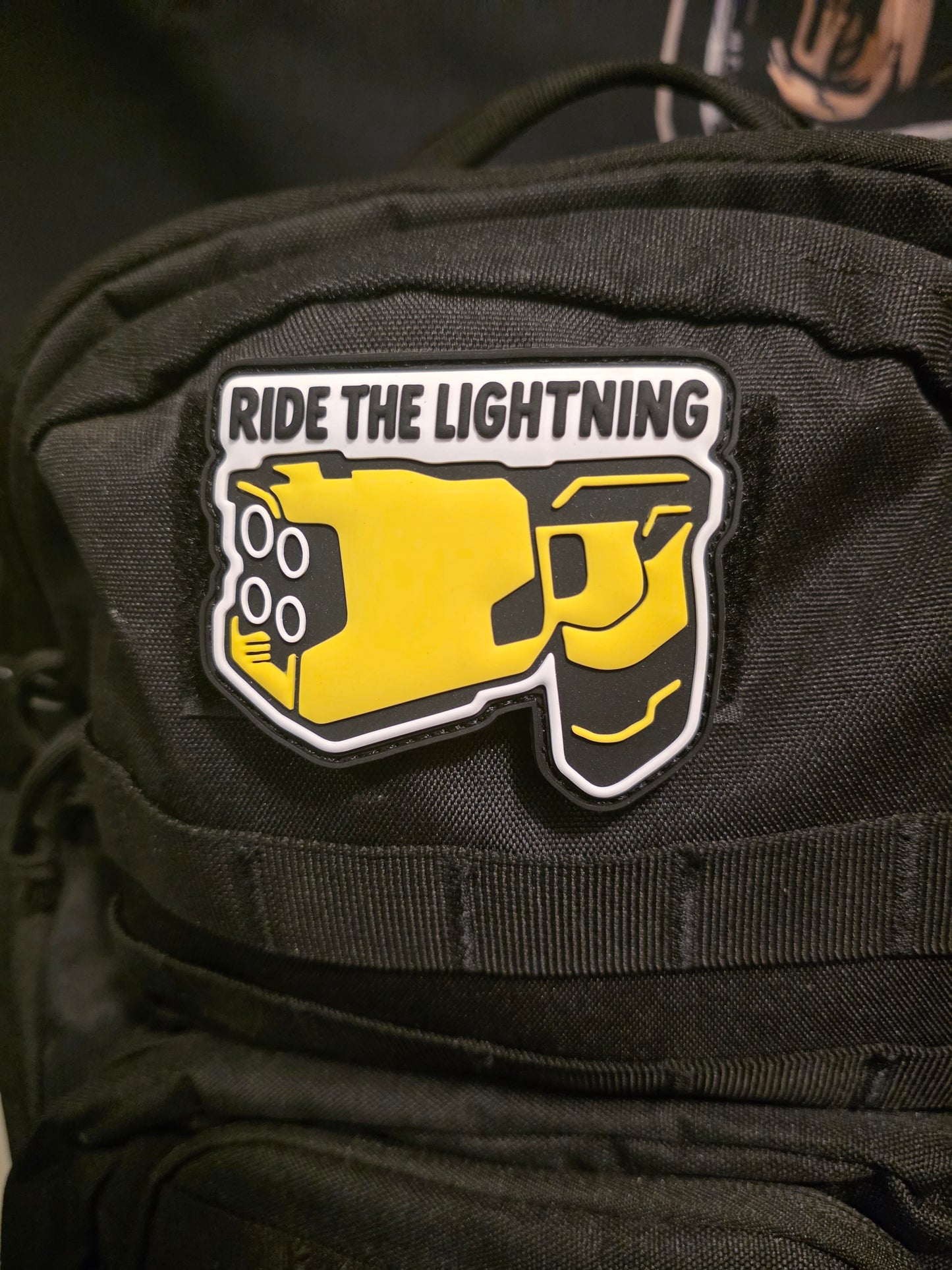 Ride the Lightning PVC Patch – Tactical Hook & Loop Morale Patch