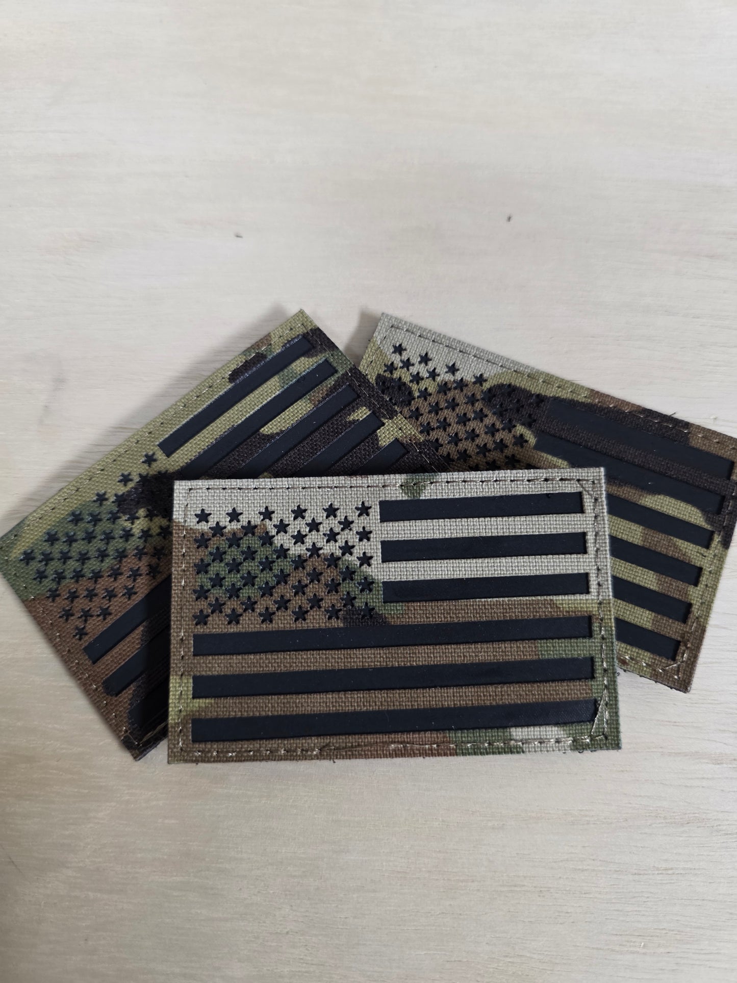 Tactical Camo American Flag Patch – 3x2 Hook & Loop Morale Patch for Backpacks, Gear & Apparel