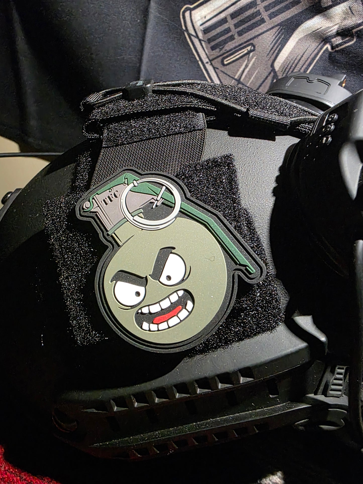 M67 Grenade Cartoon PVC Morale Patch – Tactical Military Hook Patch for Backpacks, Vests, EDC Gear & Collectors | Funny Combat-Inspired Patch!
