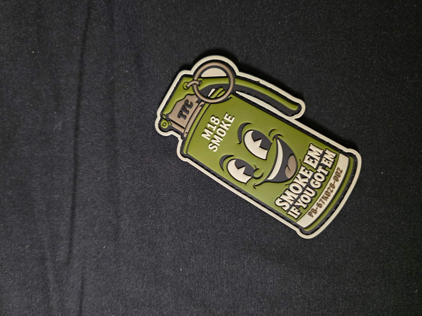 M18 Smoke Grenade PVC Morale Patch – Smoke ’Em If You Got ’Em