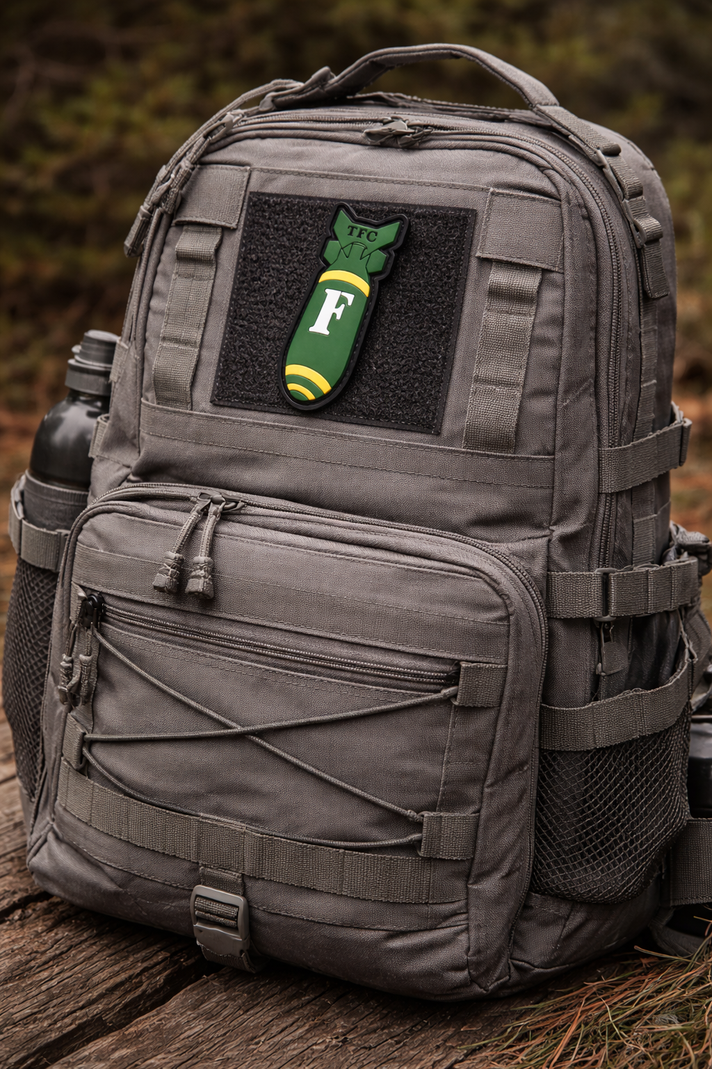 F Bomb Tactical PVC Patch | Funny Morale Patch for Backpacks, Range Bags, Jackets and Patch Walls