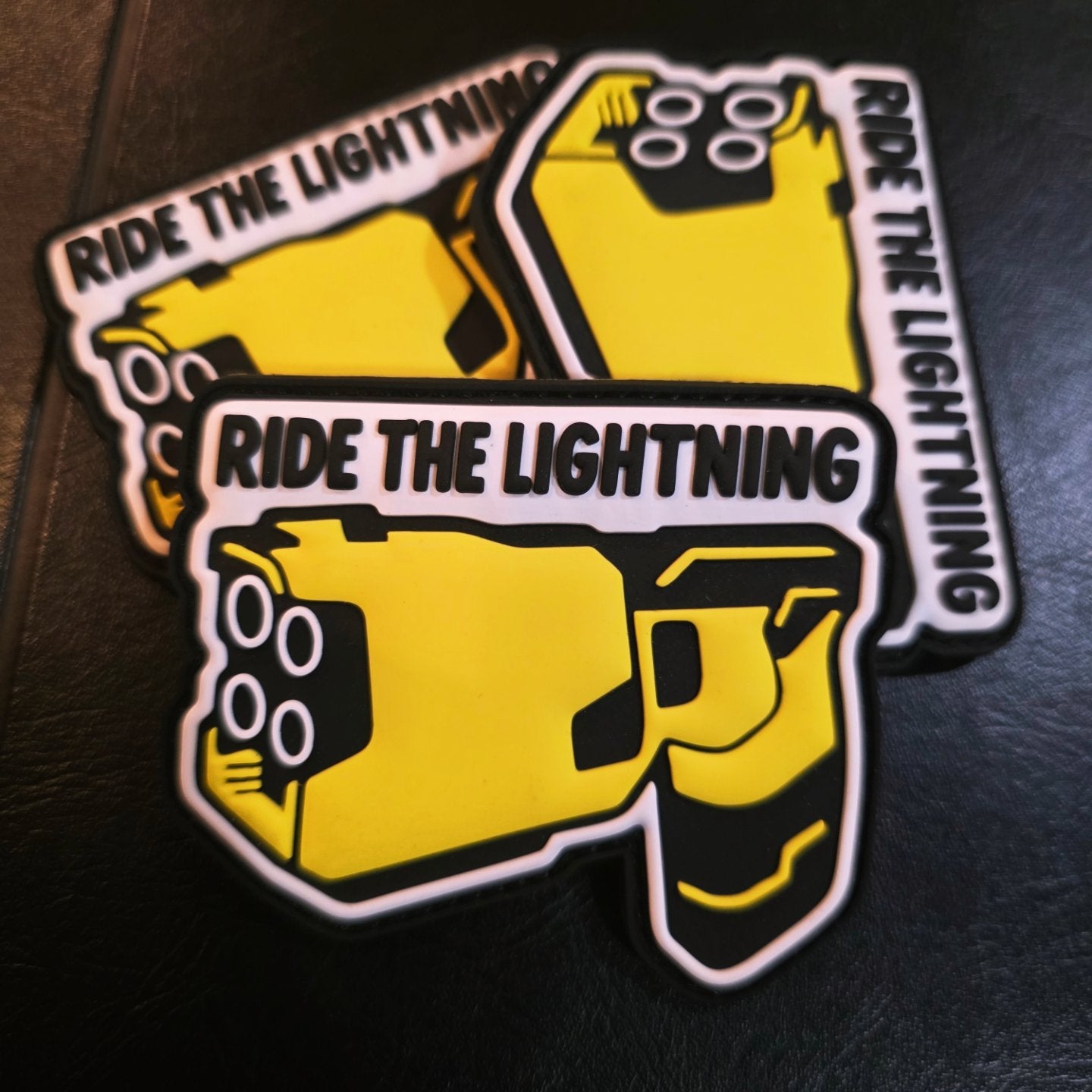 Ride the Lightning PVC Patch – Tactical Hook & Loop Morale Patch